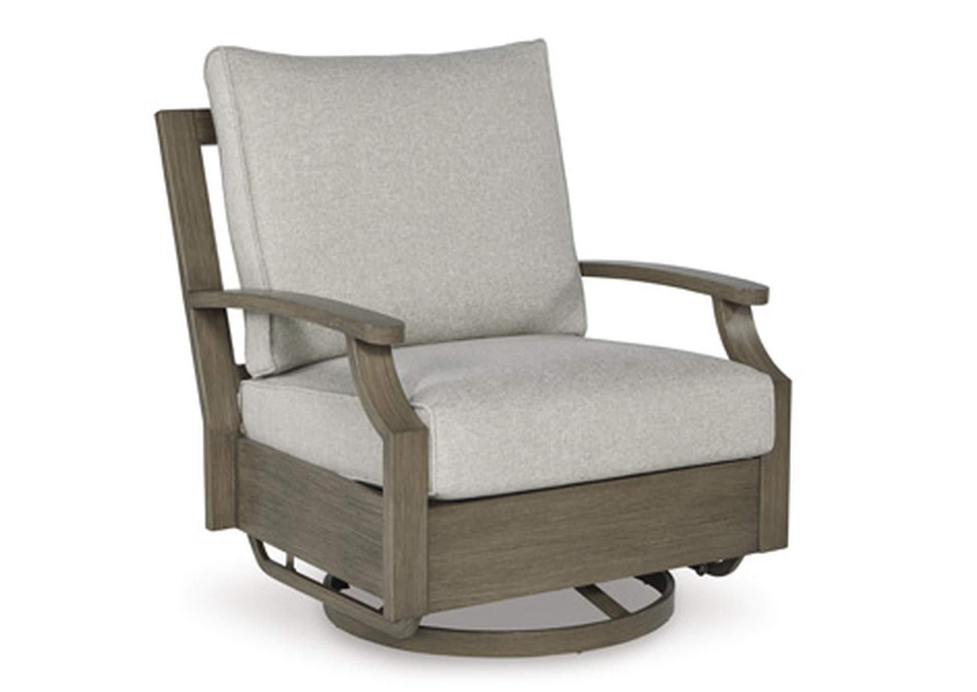 Rainier Ranch Outdoor Swivel Glider Chair with Cushion image 9