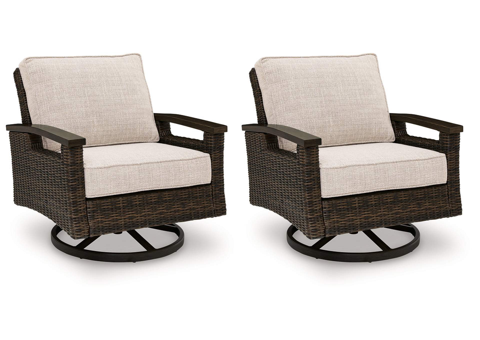 Monterey Point Outdoor Swivel Lounge Chair (Set of 2) image 1