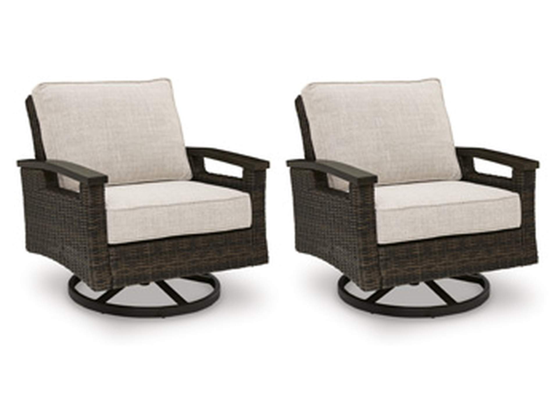 Monterey Point Outdoor Swivel Lounge Chair (Set of 2) image 5