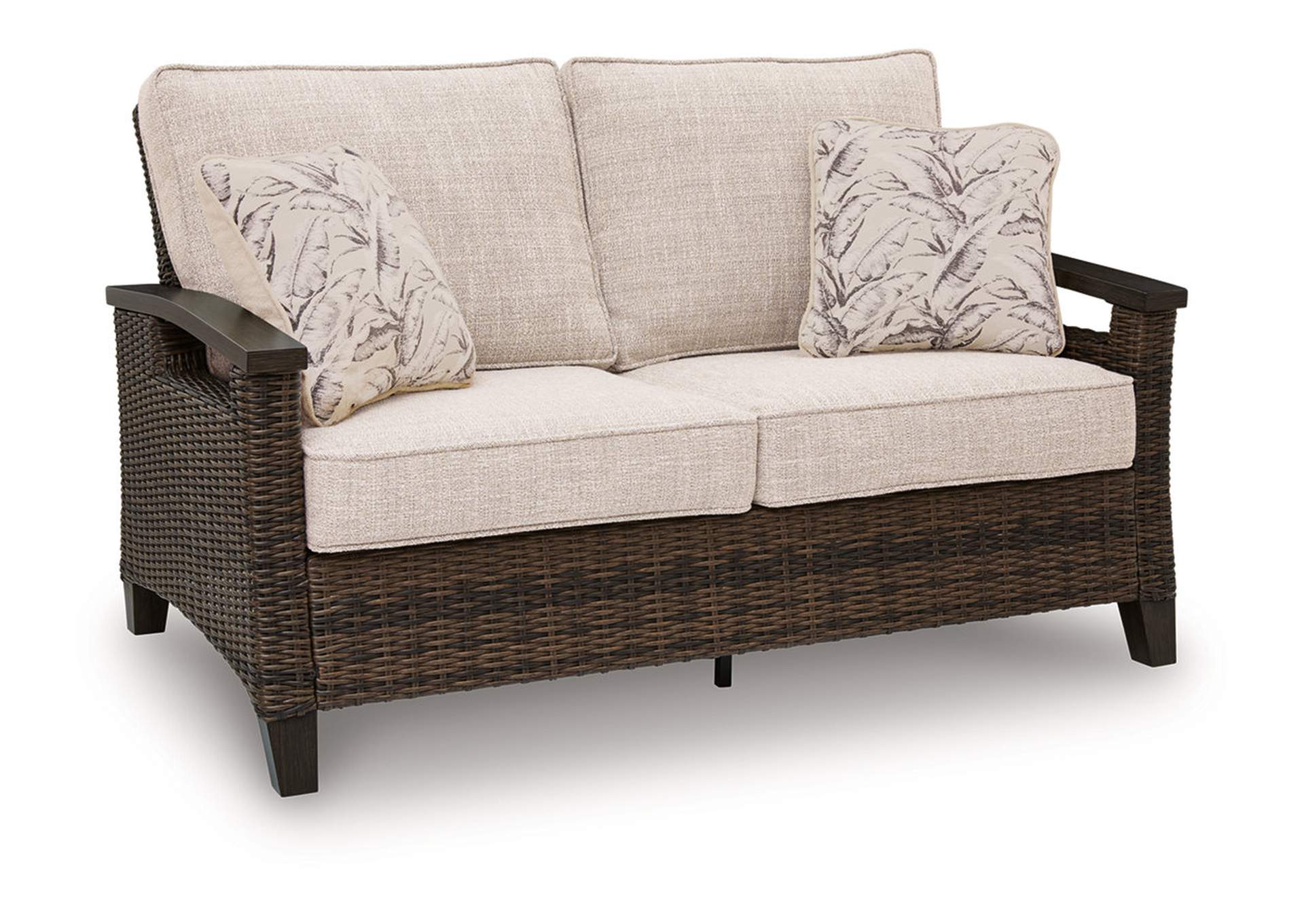 Monterey Point Outdoor Loveseat with Cushion image 2