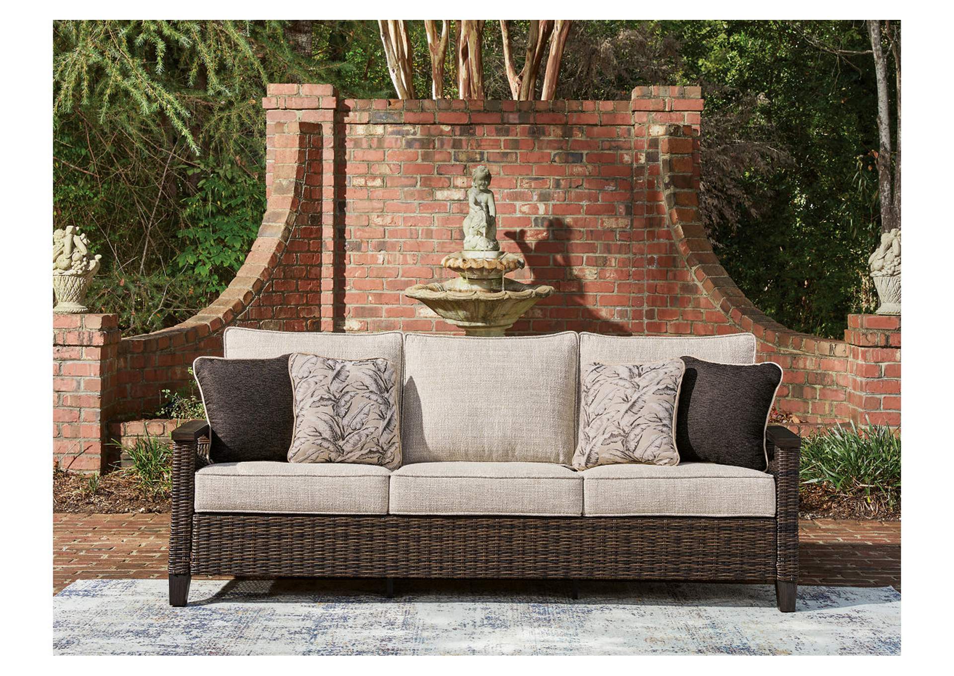 Monterey Point Outdoor Sofa with Cushion image 3