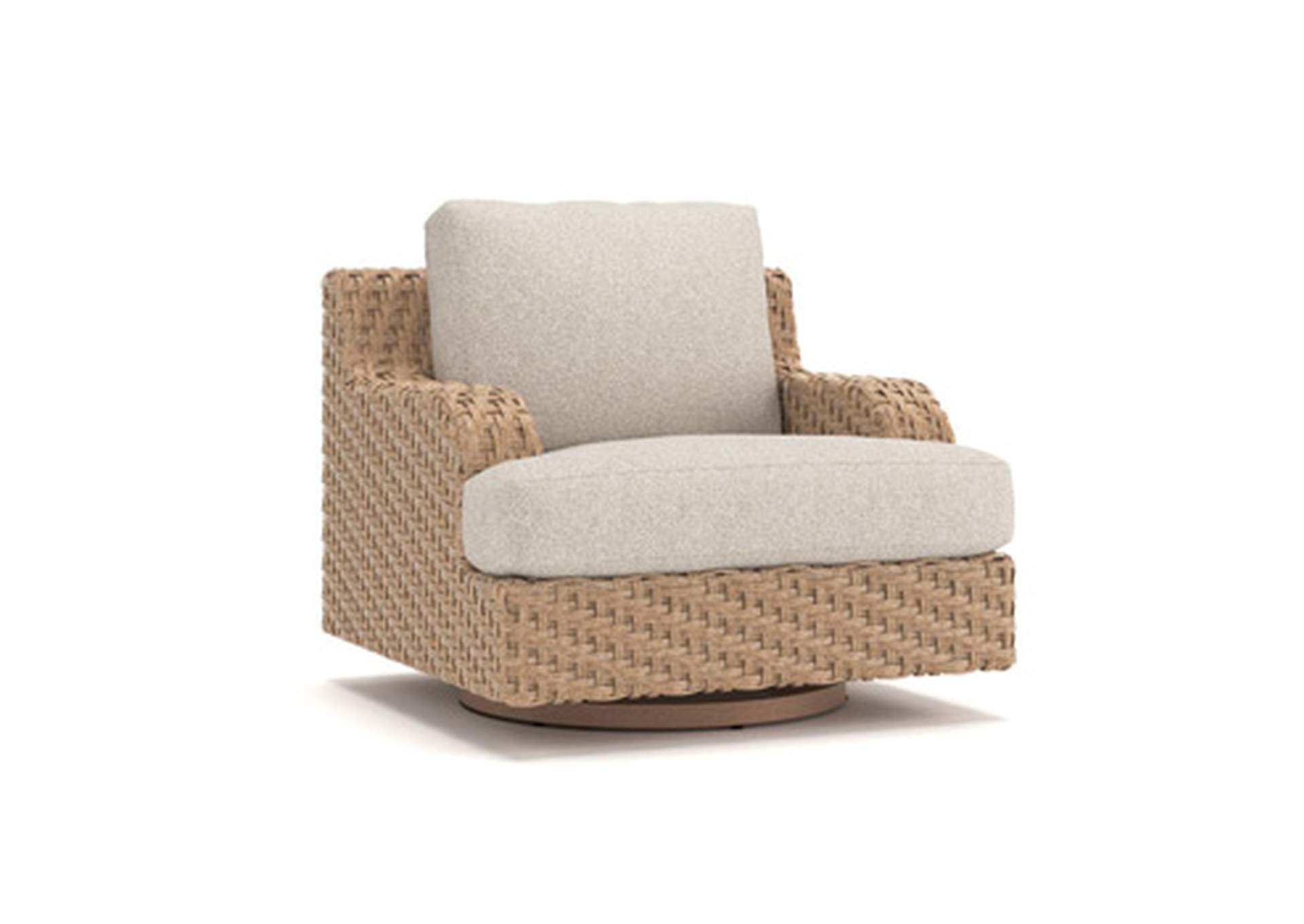 Wrights Beach Outdoor Swivel Glider Chair with Cushion image 1