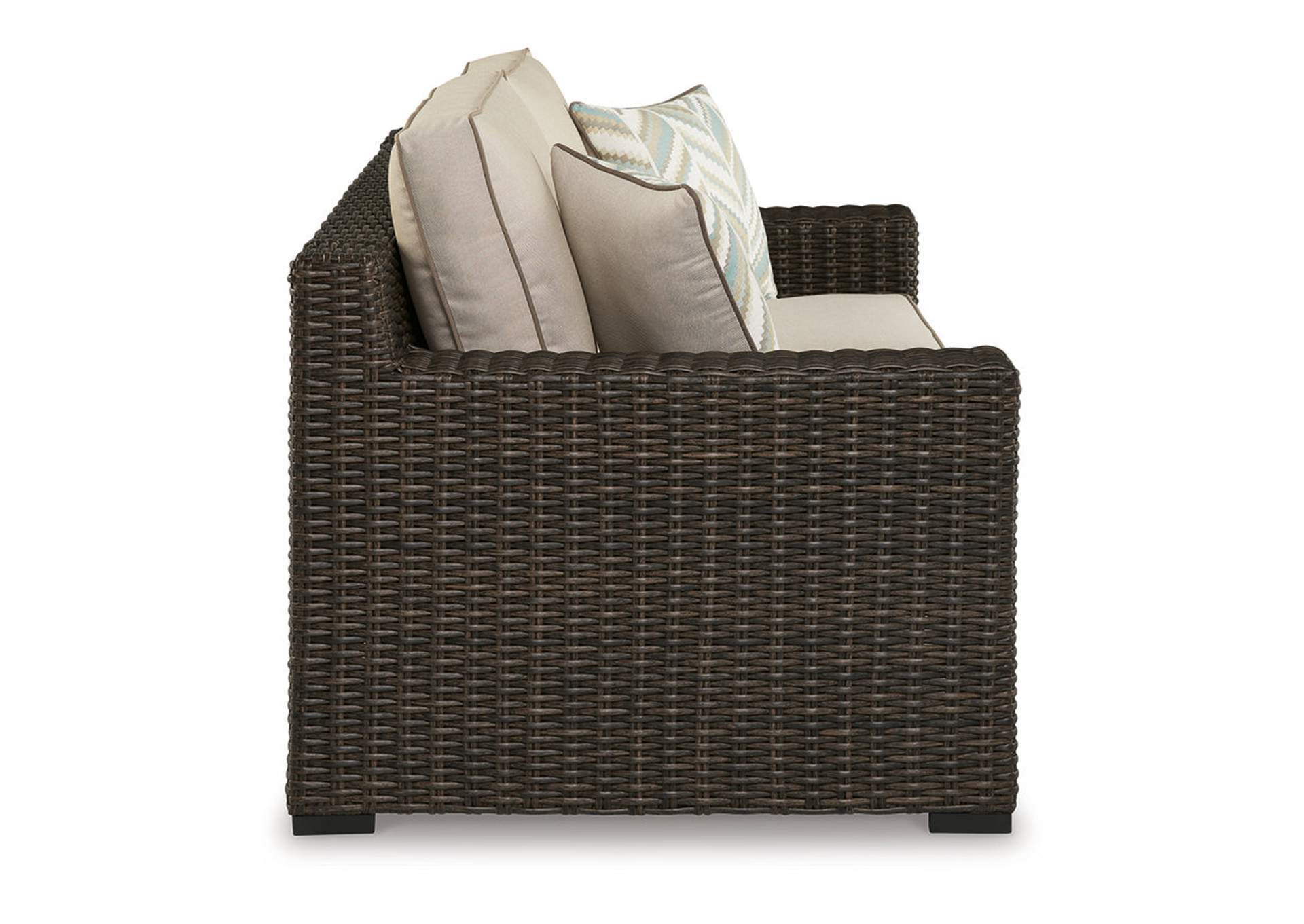 Coastline Bay Outdoor Loveseat with Cushion