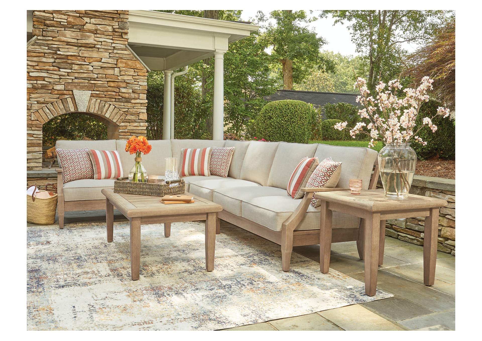 Clare View 4-Piece Outdoor Sectional image 6