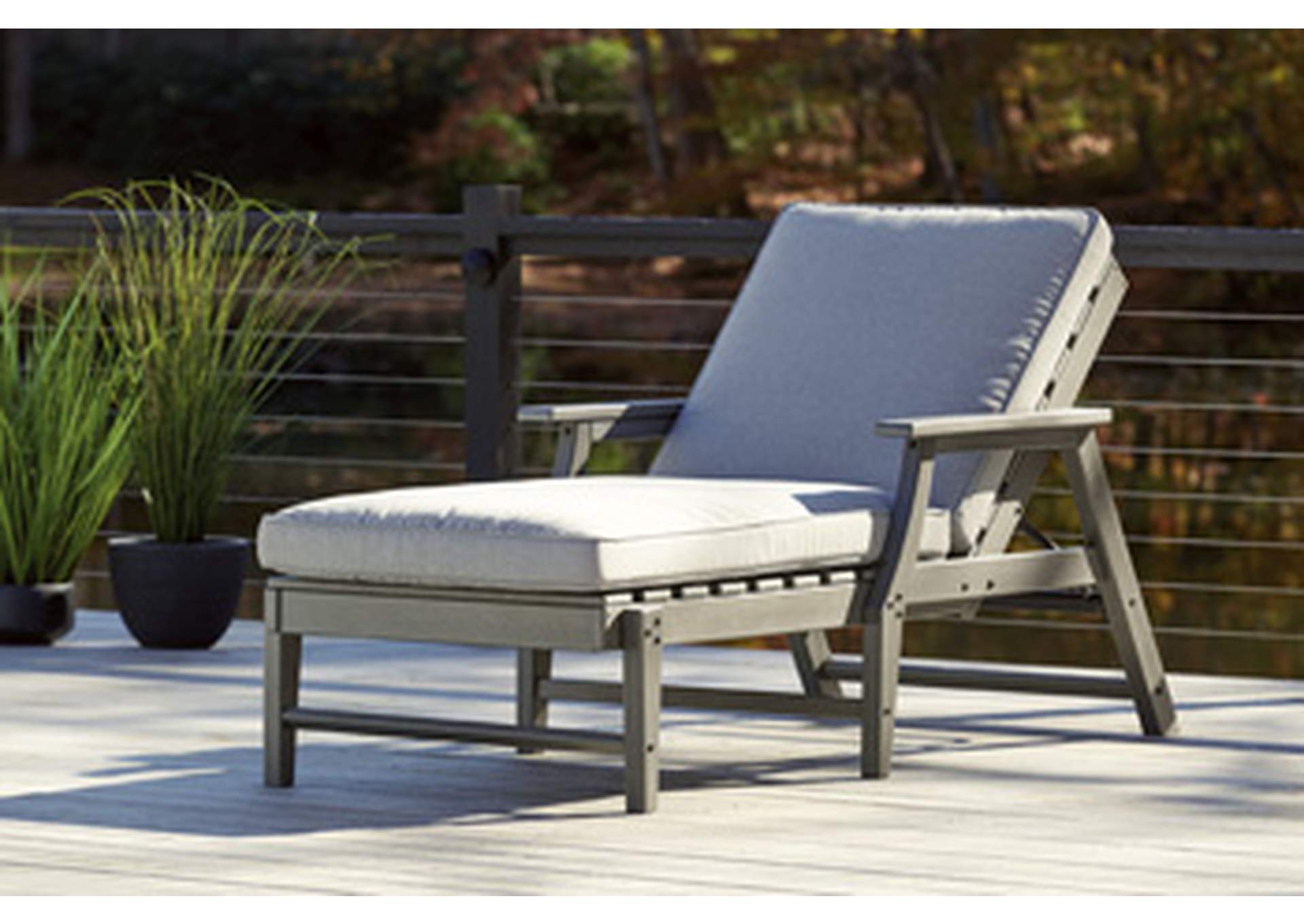 Visola Chaise Lounge with Cushion image 11
