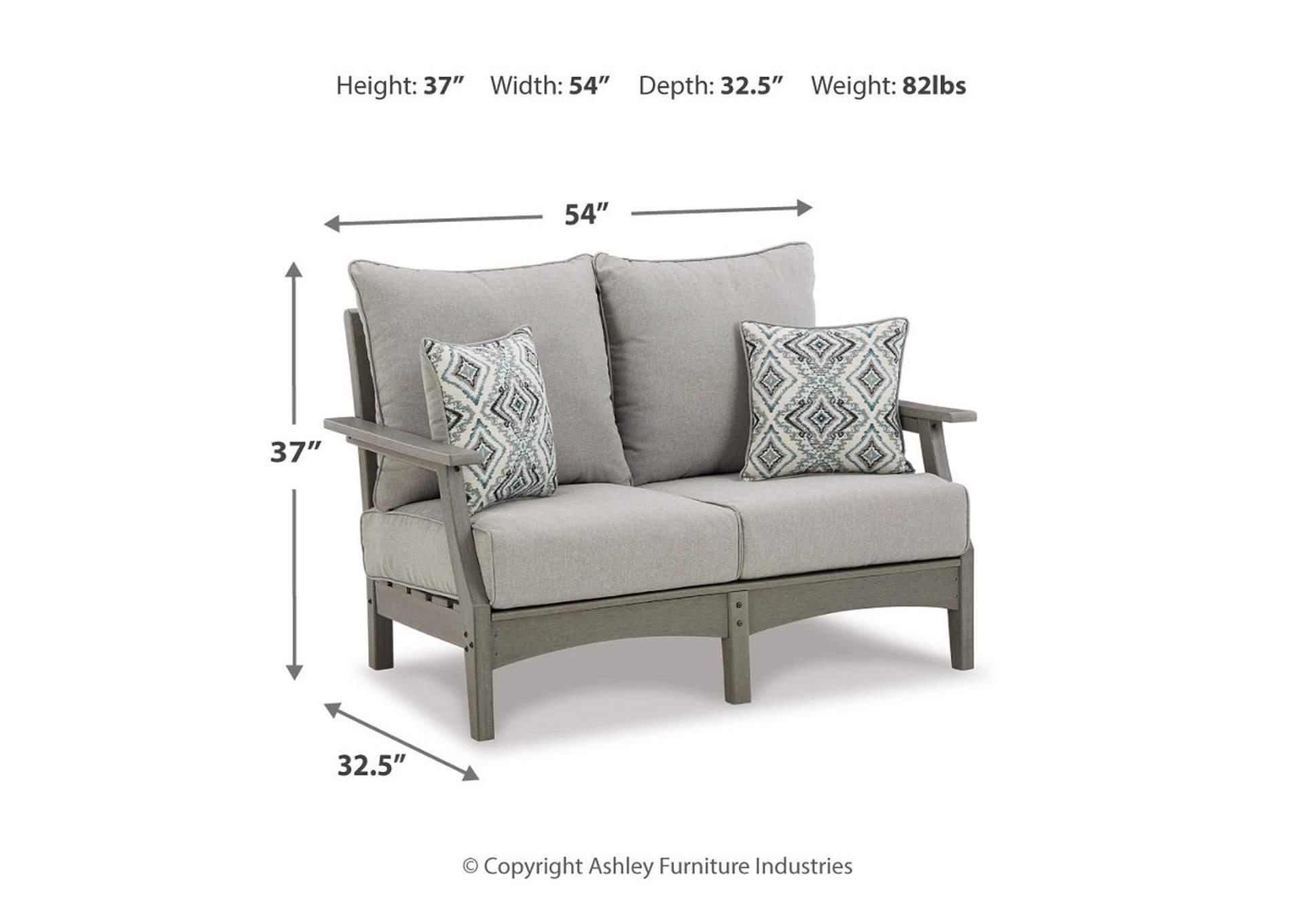 Visola Outdoor Loveseat with Cushion image 8