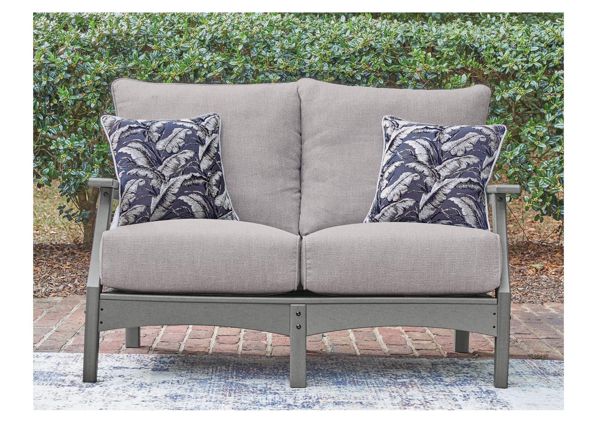 Cove Beach Outdoor Loveseat with Cushion image 3