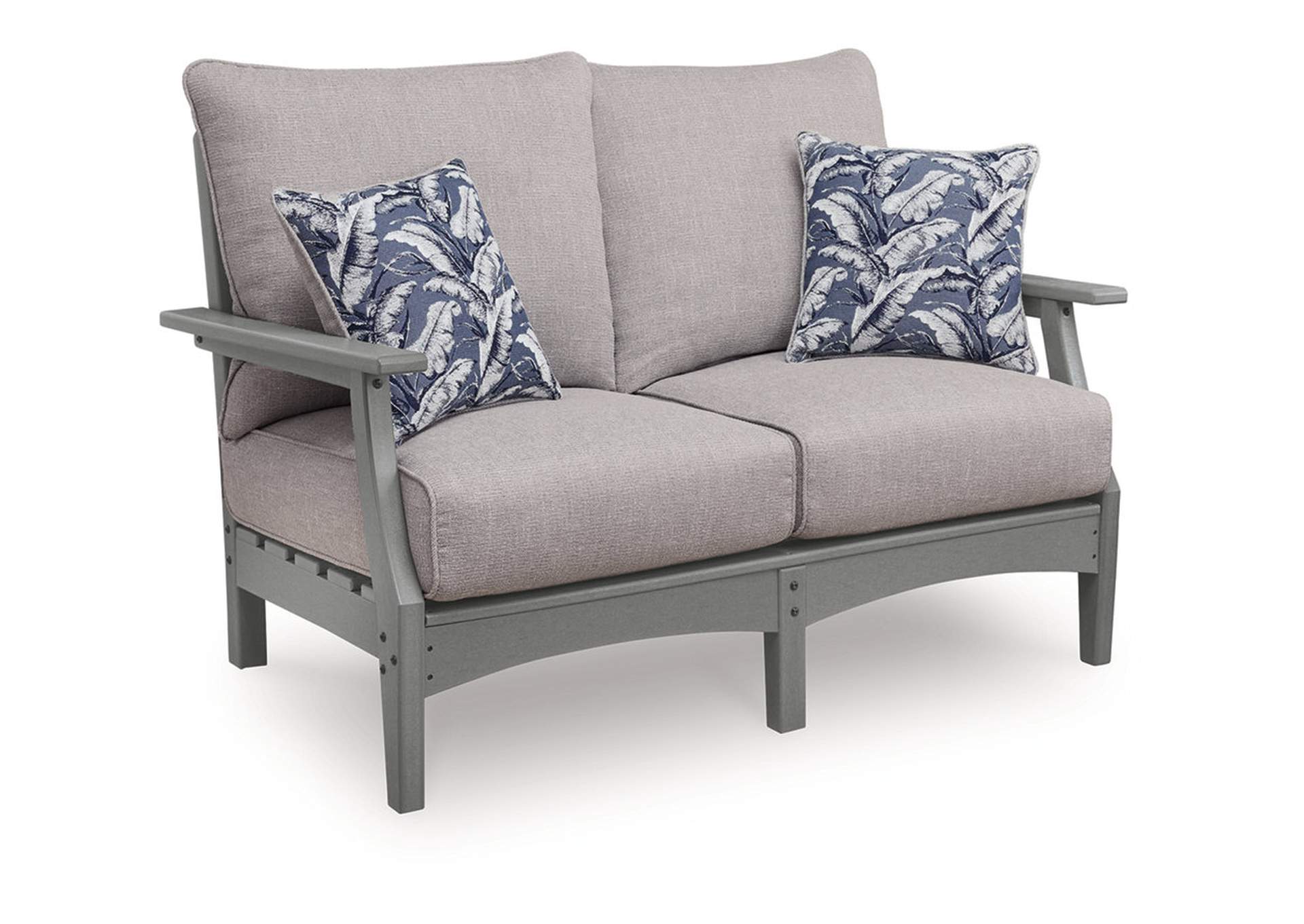 Cove Beach Outdoor Loveseat with Cushion image 2
