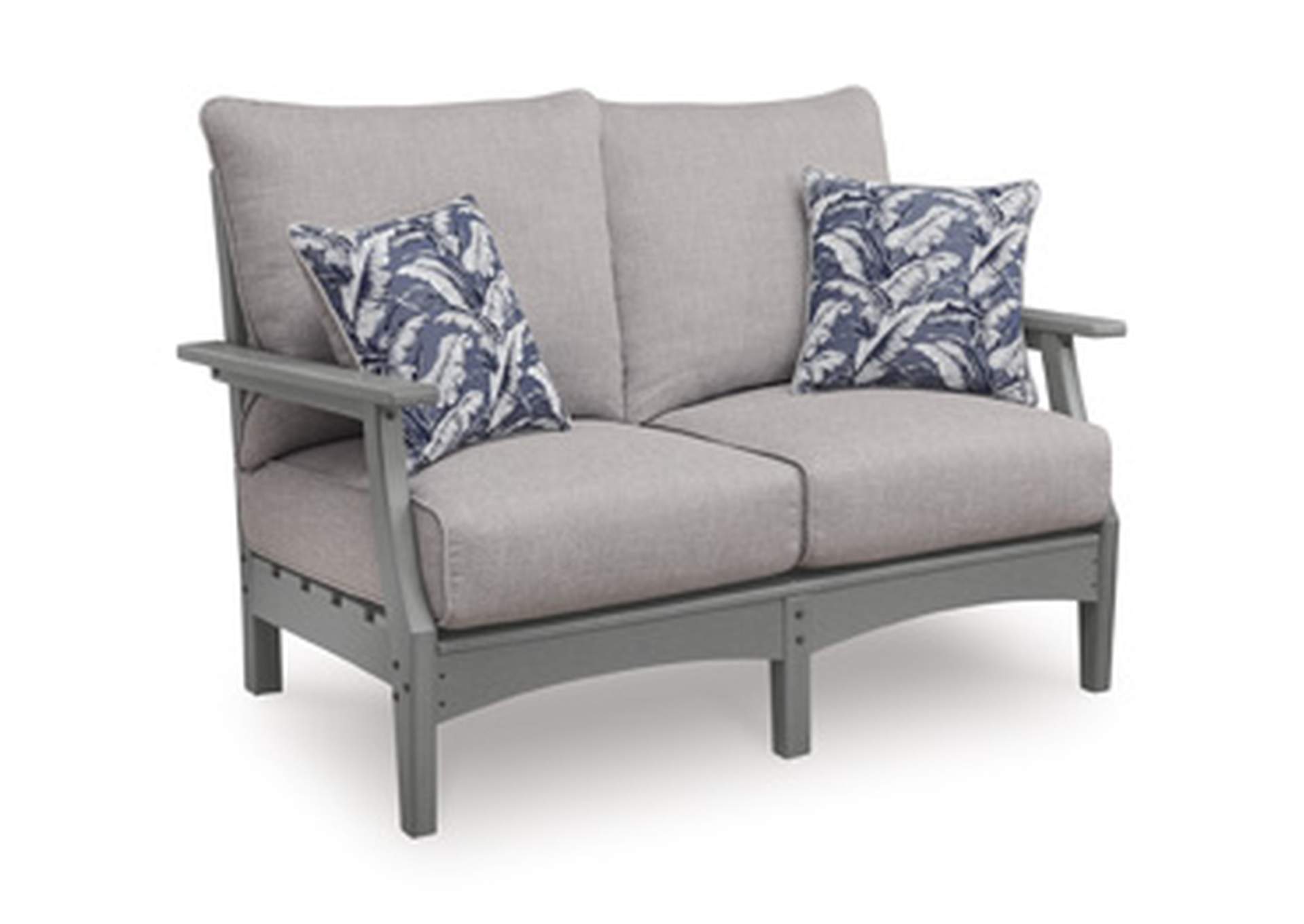 Cove Beach Outdoor Loveseat with Cushion image 7