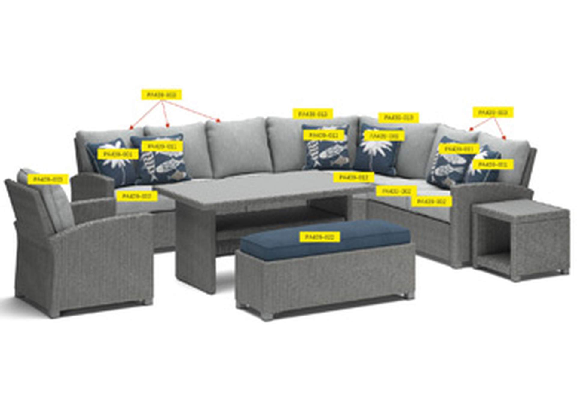 Naples Beach Bench Cushion image 1