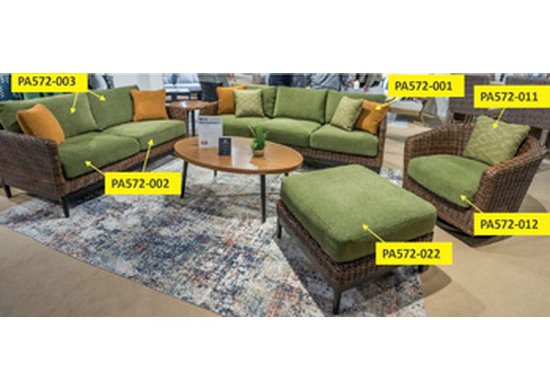 Horizon Hall Ottoman Cushion image 1