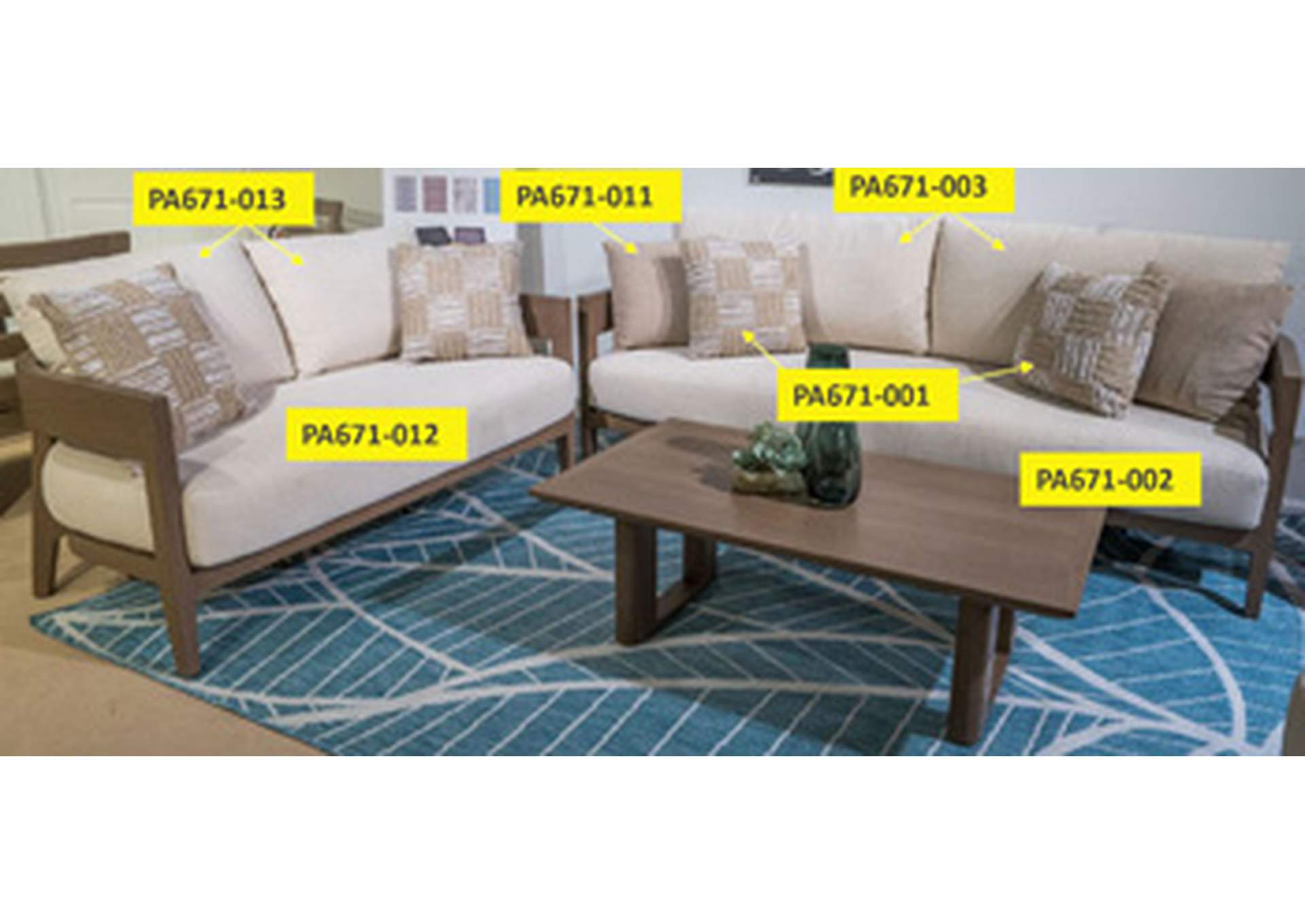 Serene Bay Sofa Seat Cushion image 1