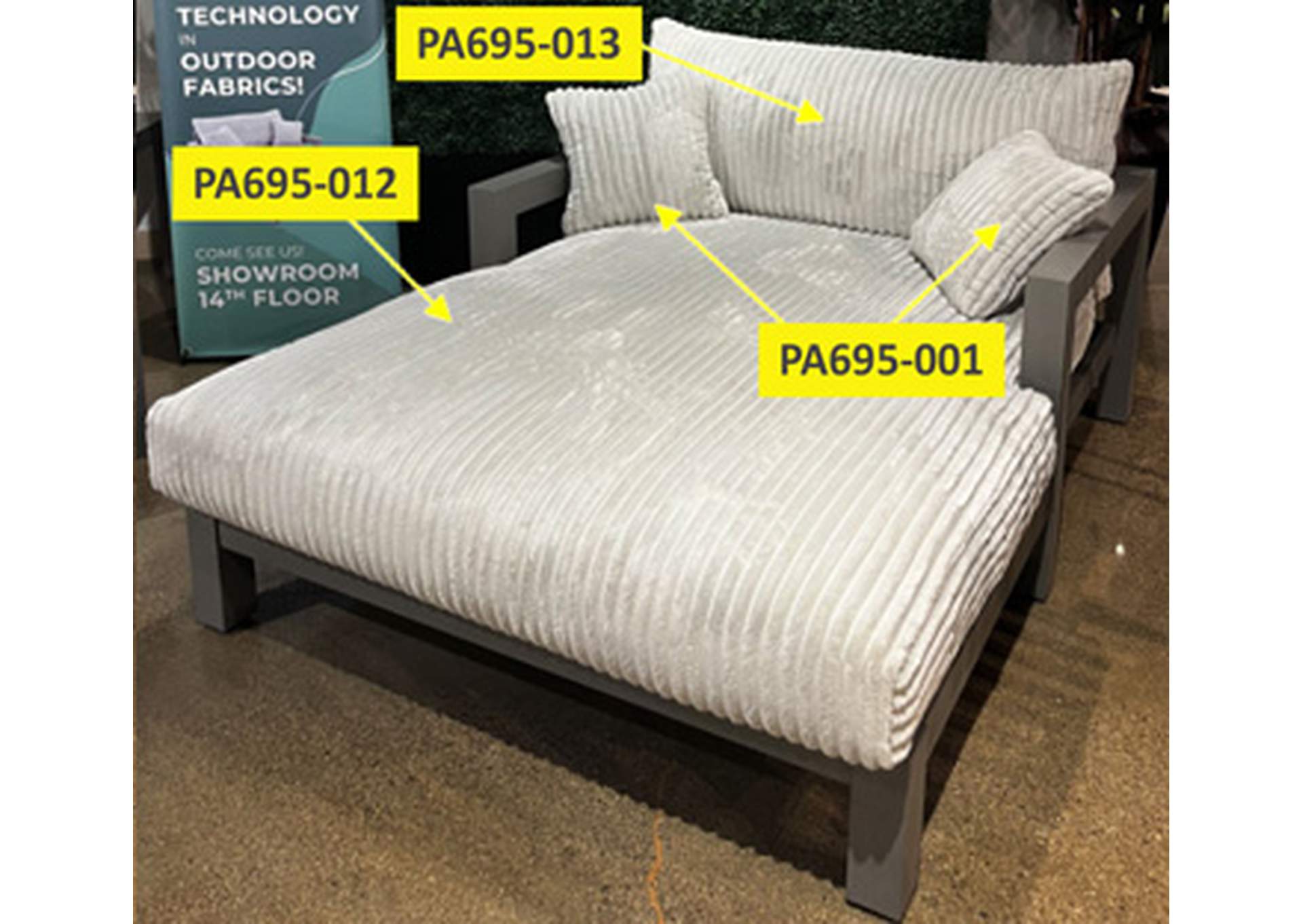 Moonlight View Lounge Seat Cushion image 1