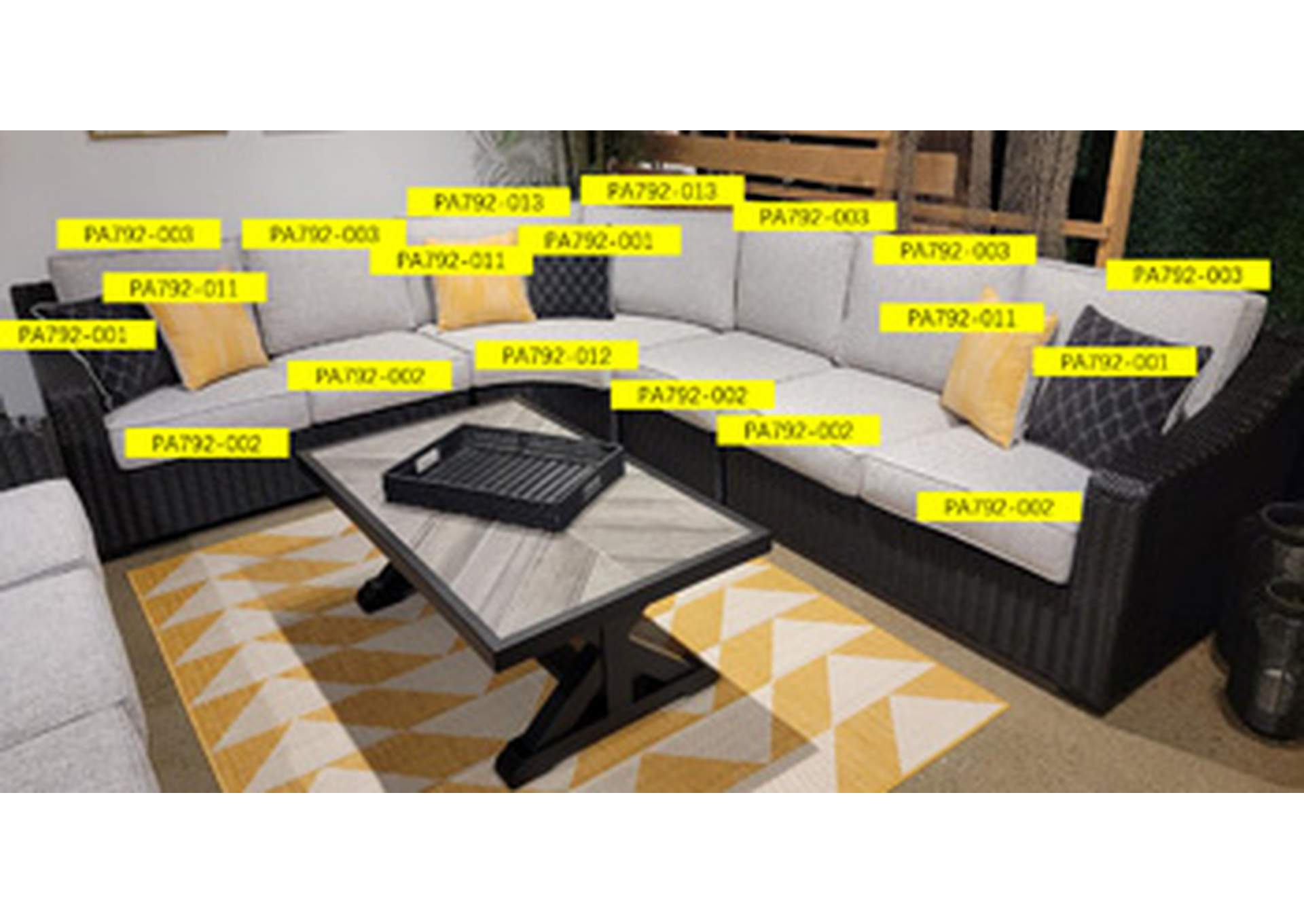 Beachcroft Curve Seat Cushion