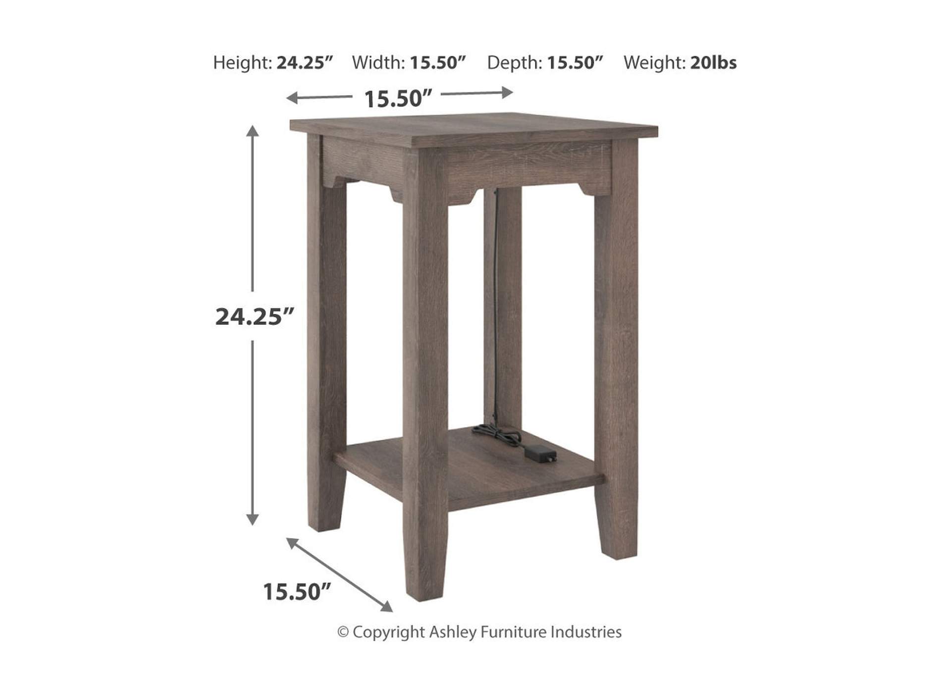 Arlenbry Chairside End Table
