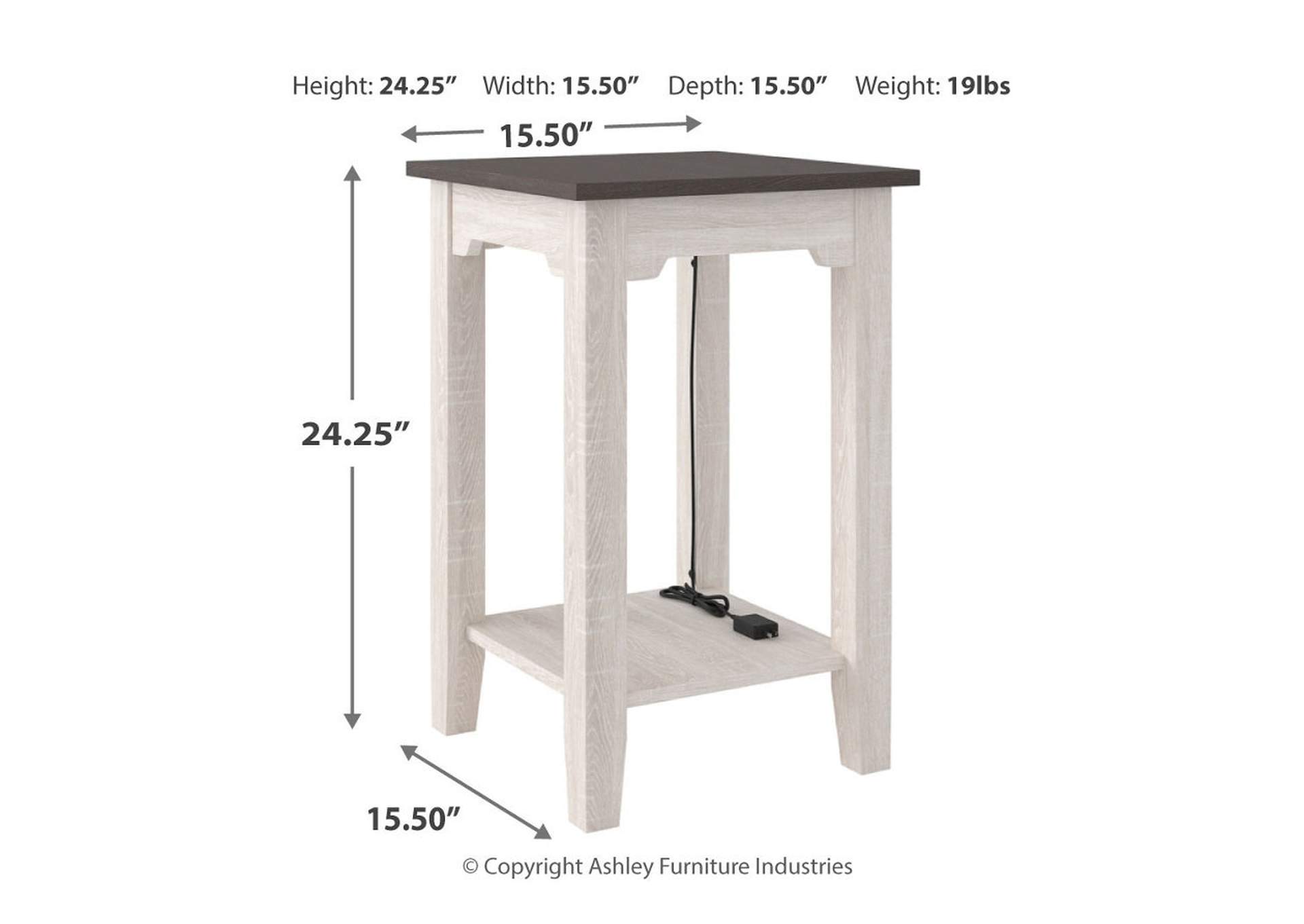 Dorrinson Chairside End Table image 10