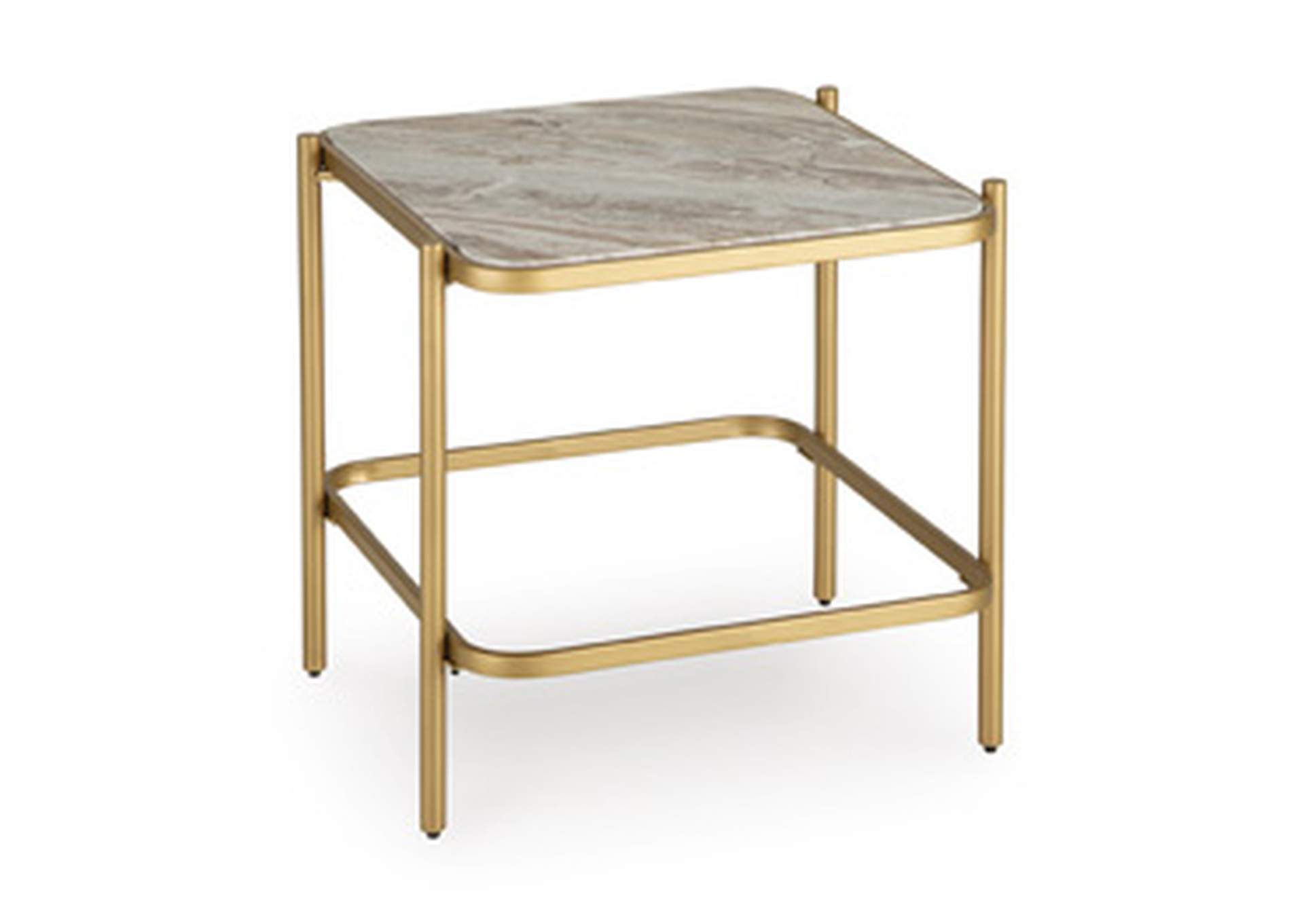 Manor Stone End Table image 1