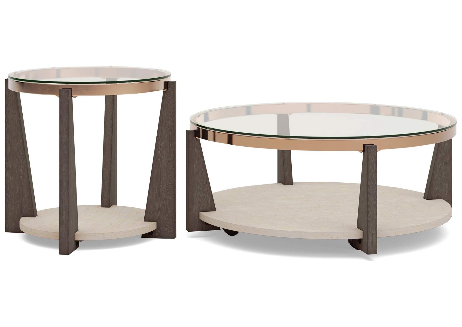 Frazwa Coffee Table with 1 End Table image 1