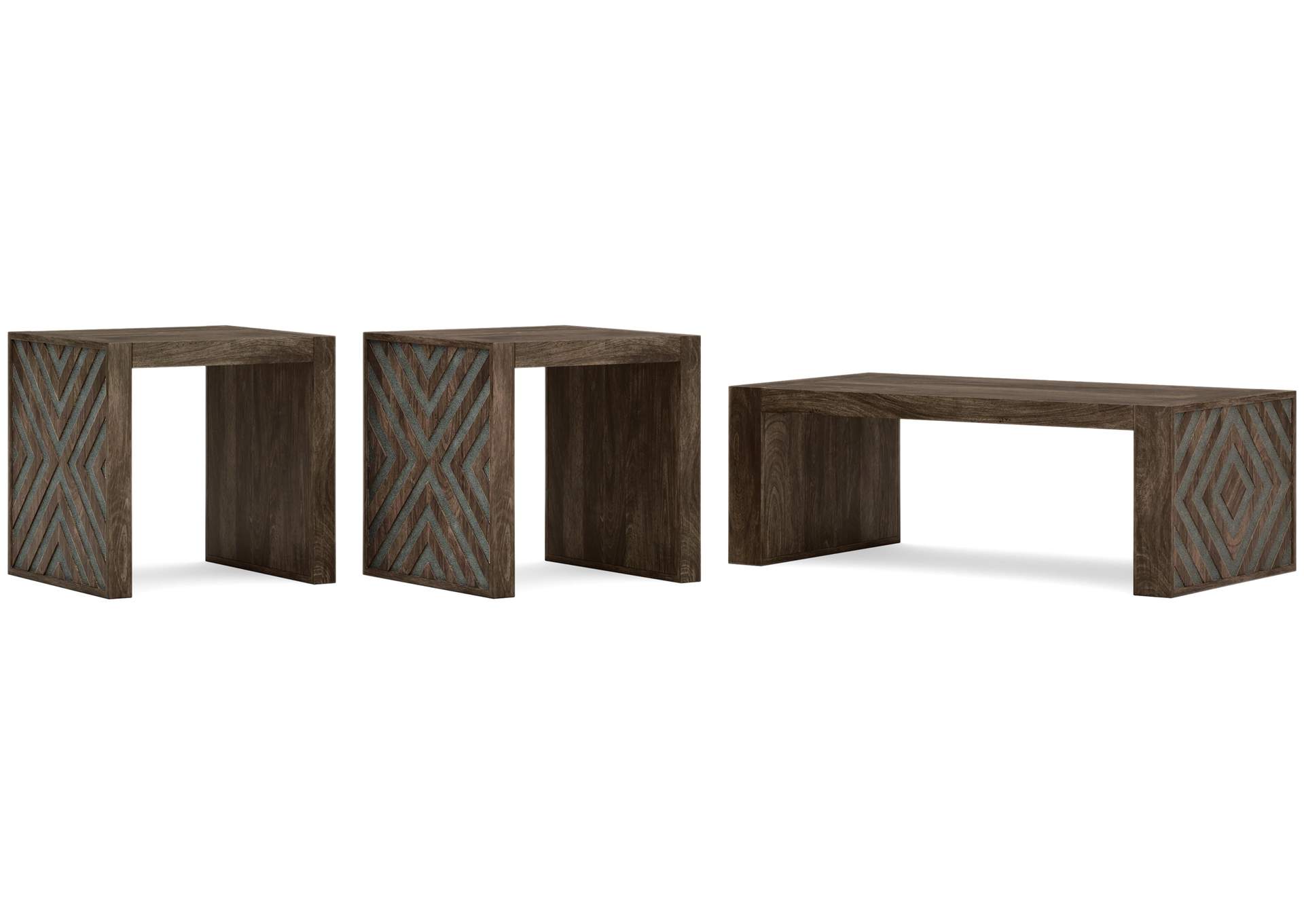 Dreggan Coffee Table with 2 End Tables image 1