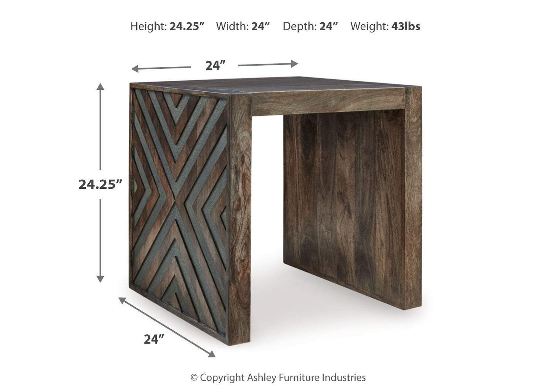 Dreggan Coffee Table with 1 End Table image 9