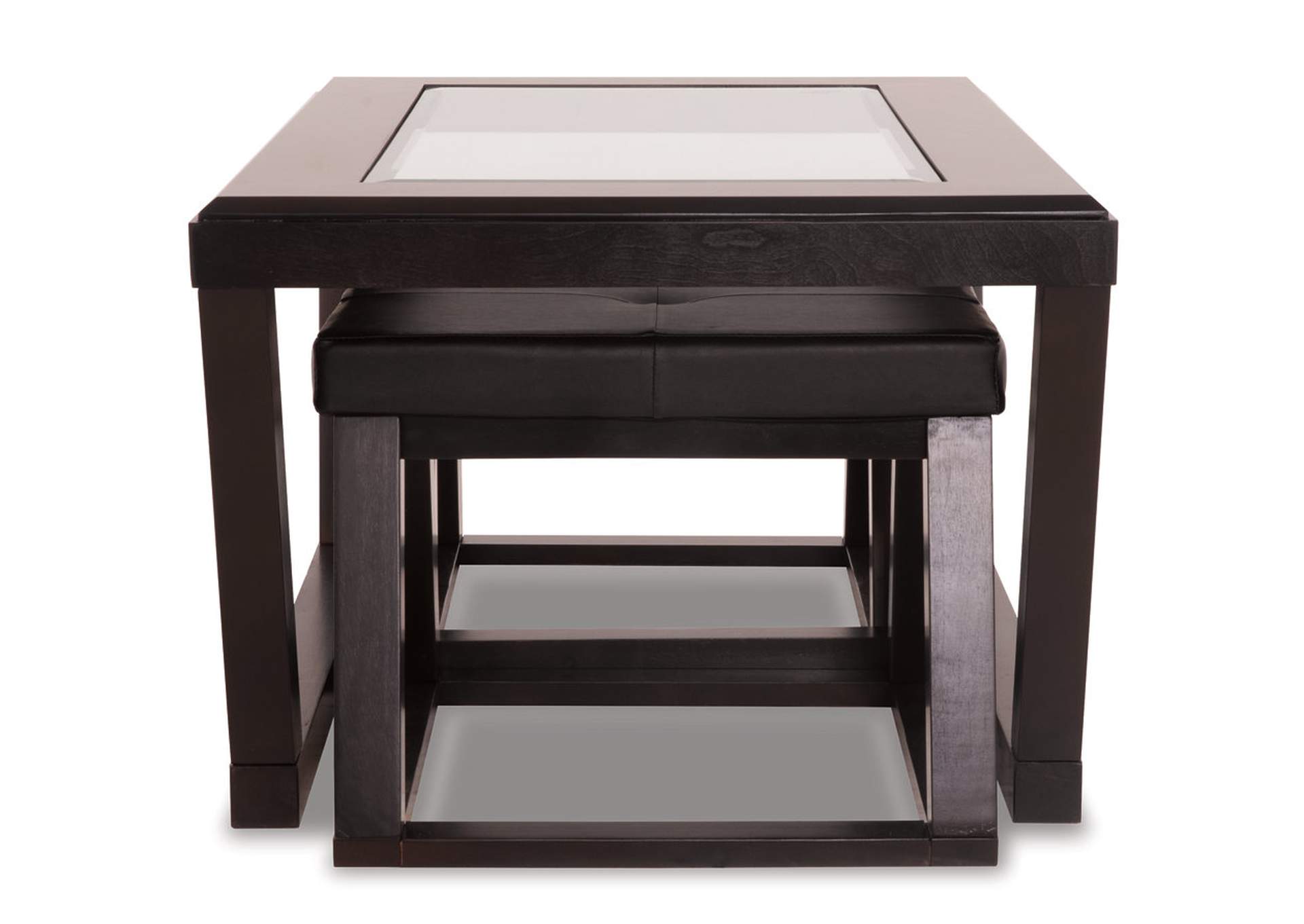 Kelton Coffee Table with Nesting Stools