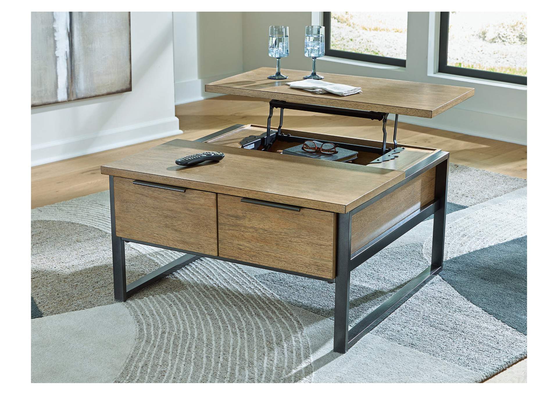 Montia Lift-Top Coffee Table image 6