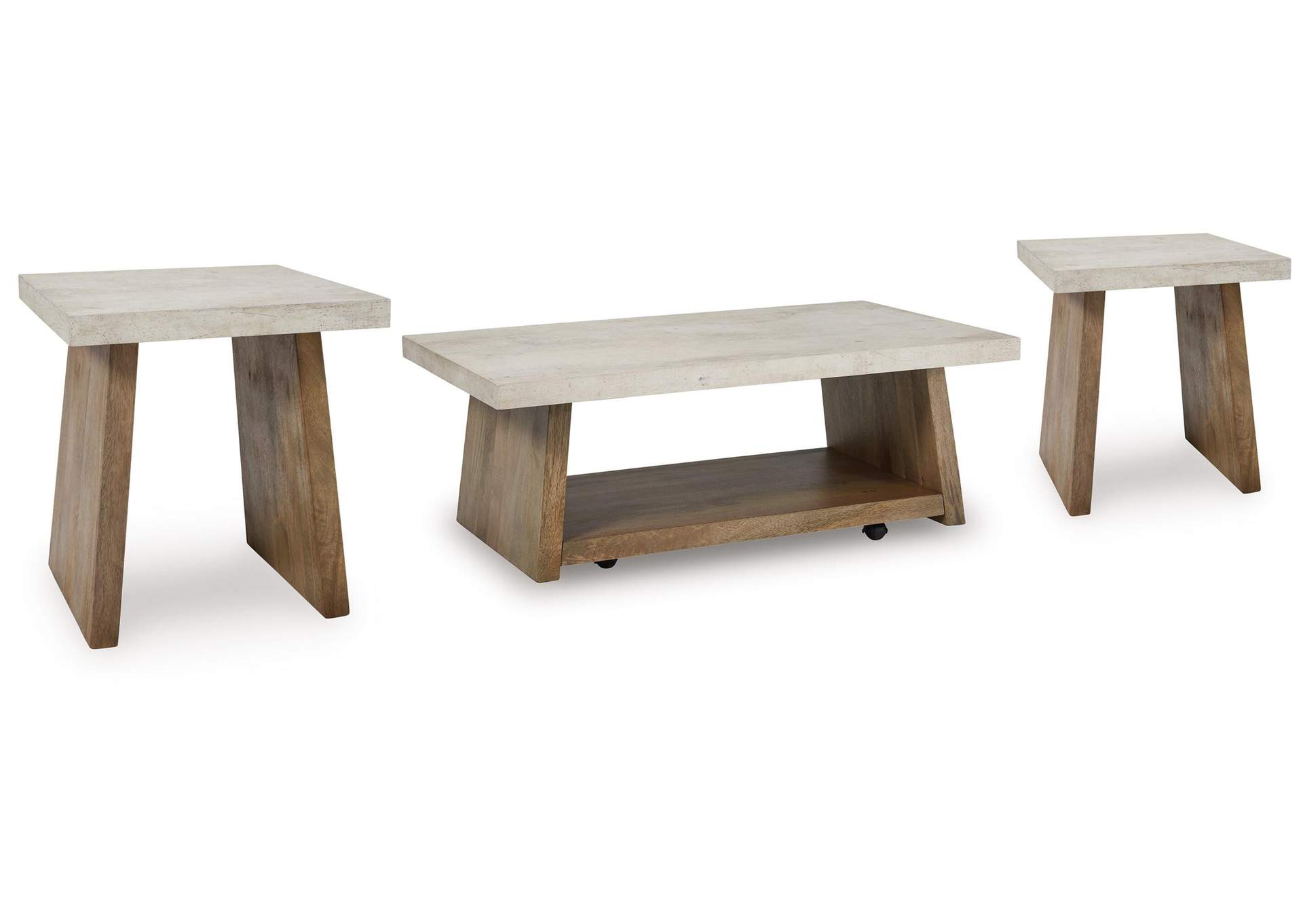 Brendalhouse Coffee Table with 2 End Tables image 1