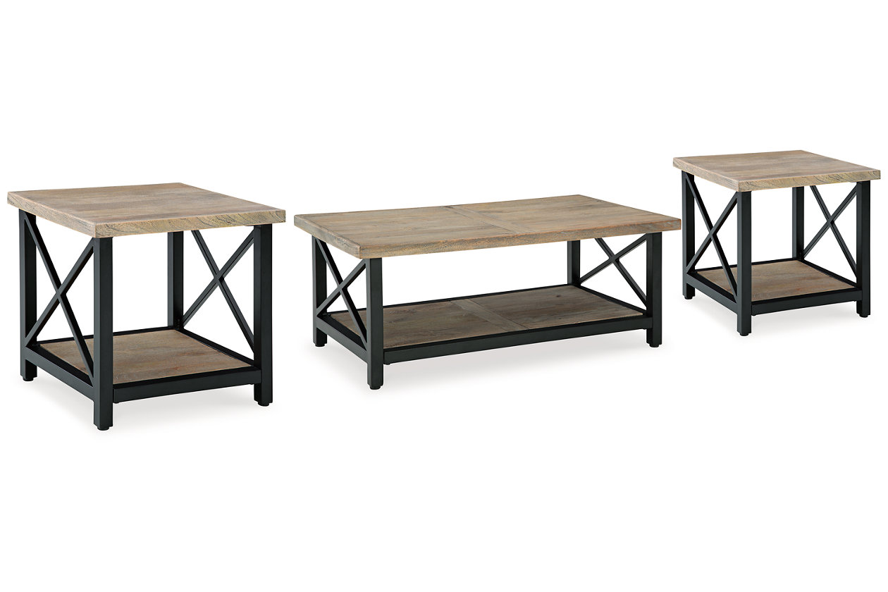 Bristenfort Coffee Table with 2 End Tables