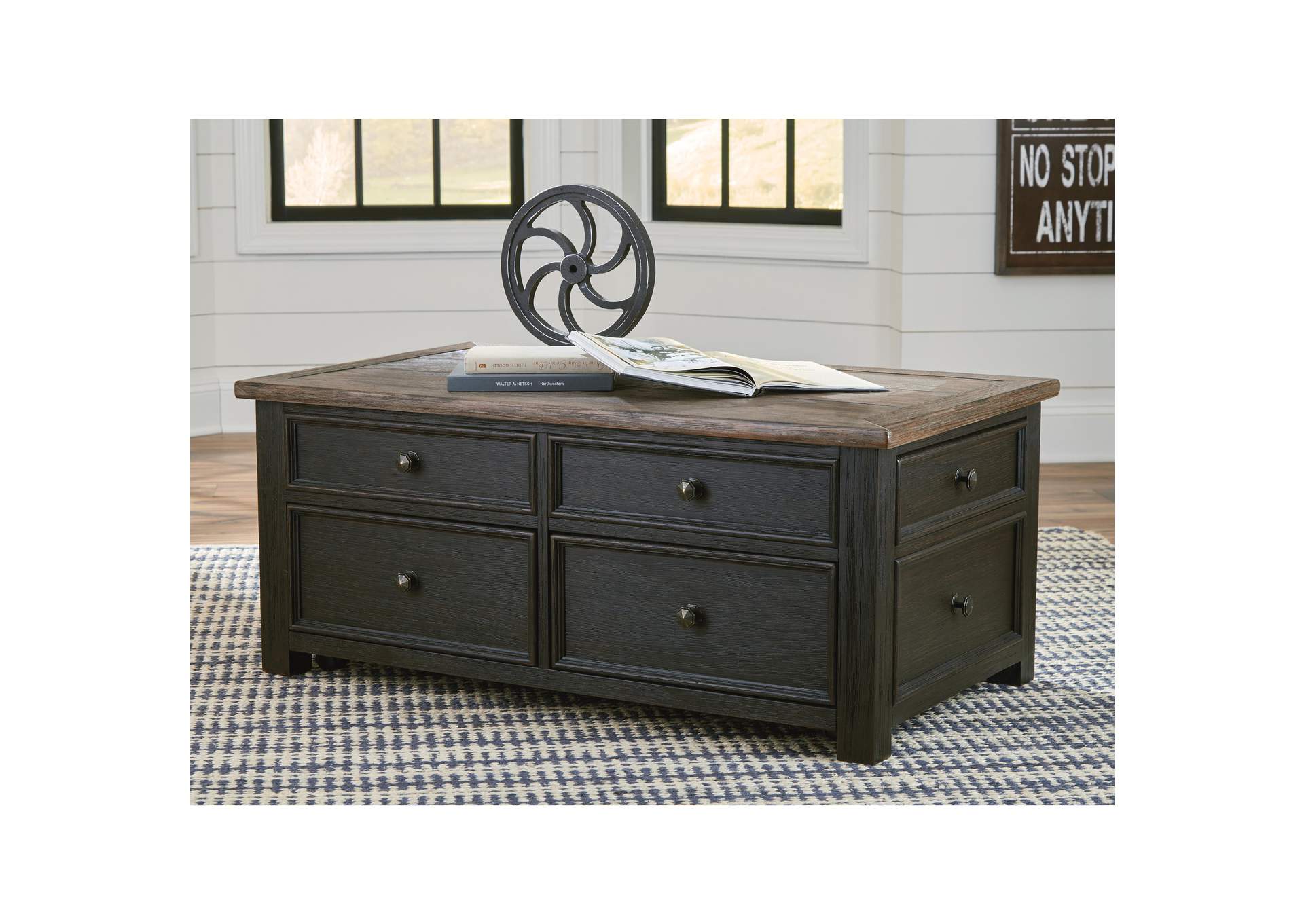 Tyler Creek Coffee Table with Lift Top image 2