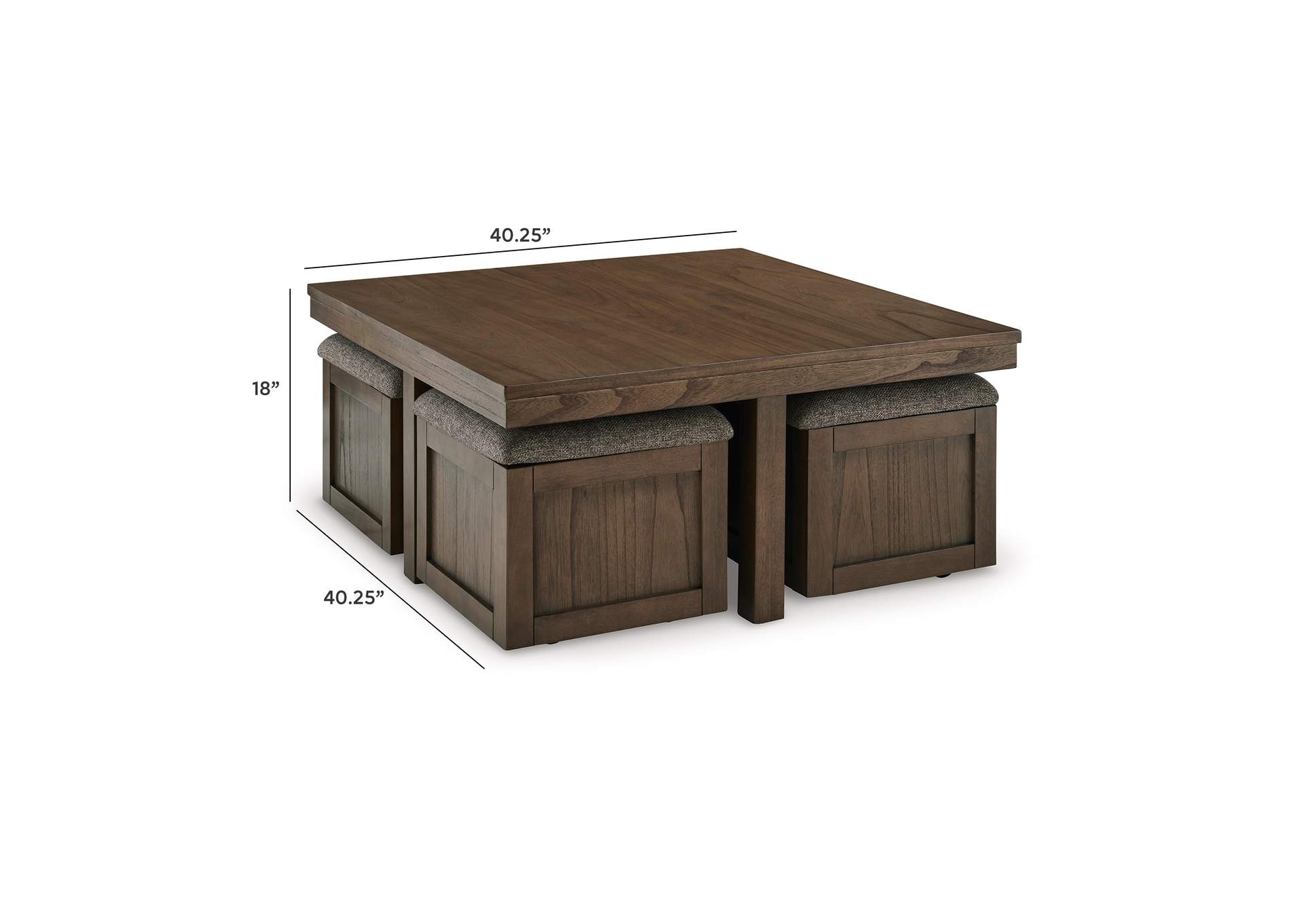 Boardernest Coffee Table with 4 Stools image 8