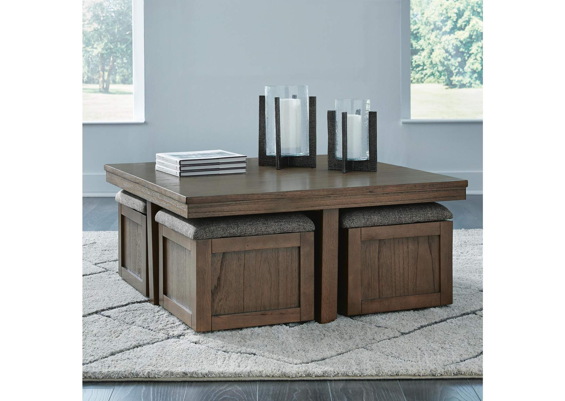 Boardernest Coffee Table with 4 Stools image 3