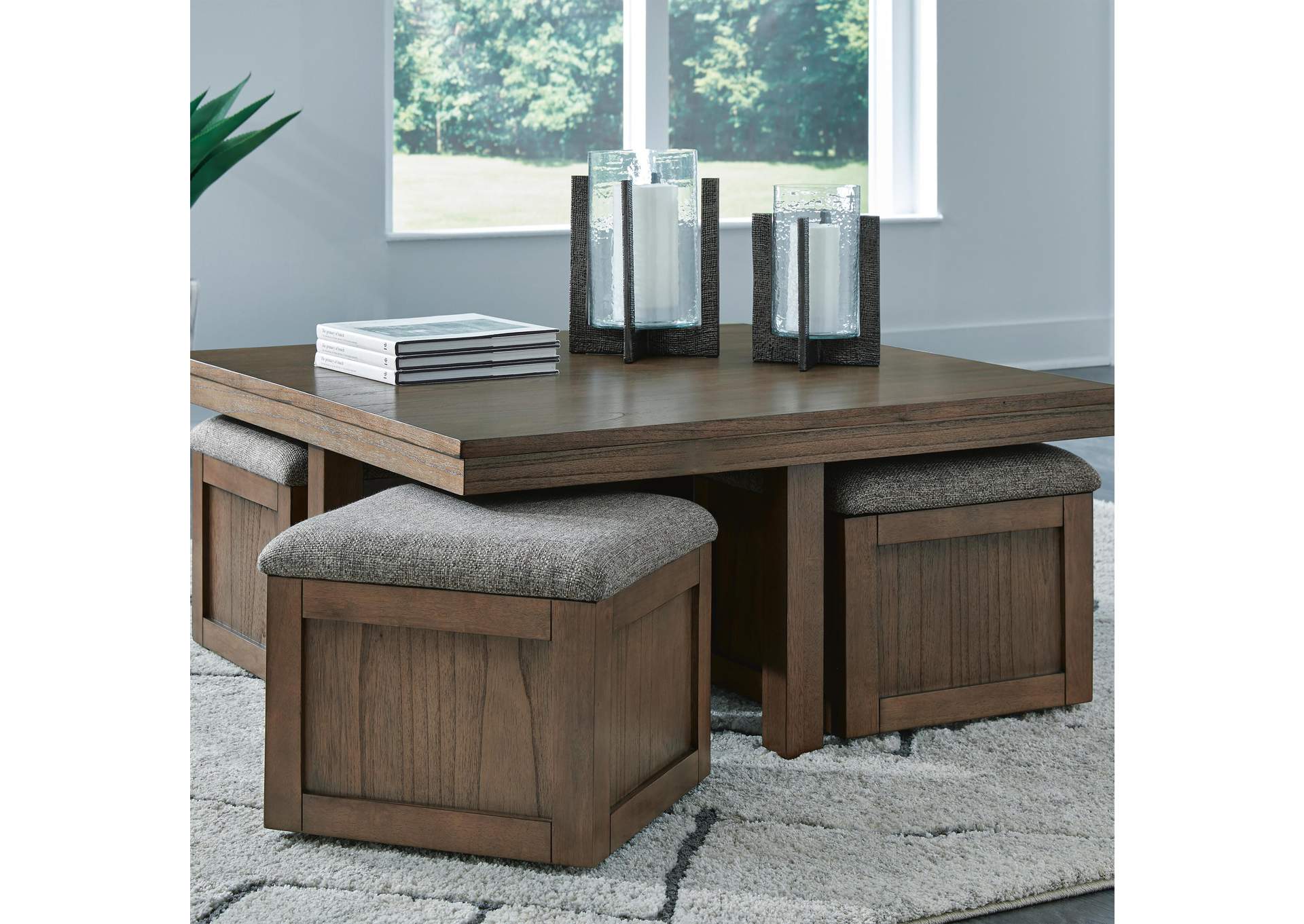 Boardernest Coffee Table with 4 Stools image 9