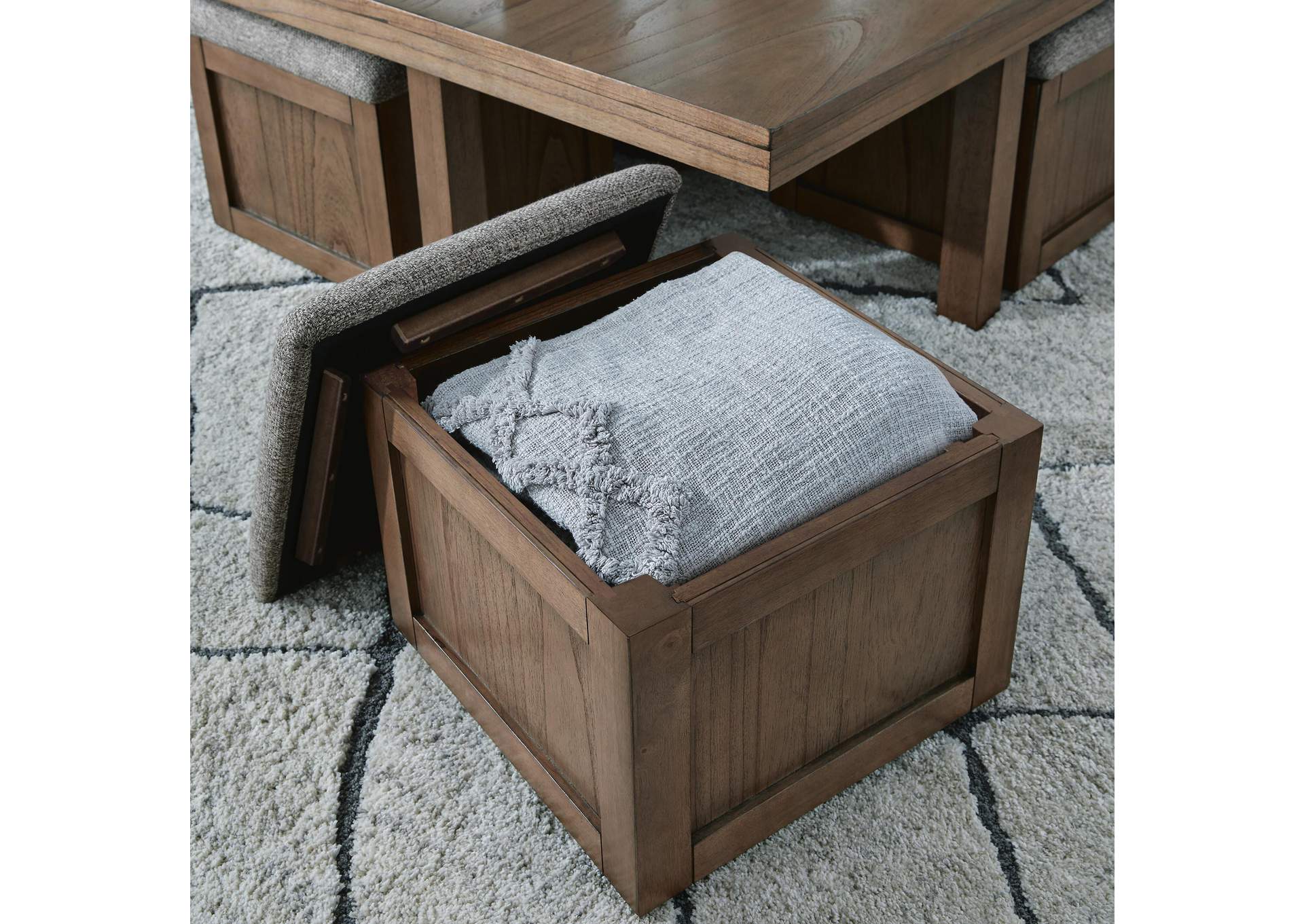 Boardernest Coffee Table with 4 Stools image 6