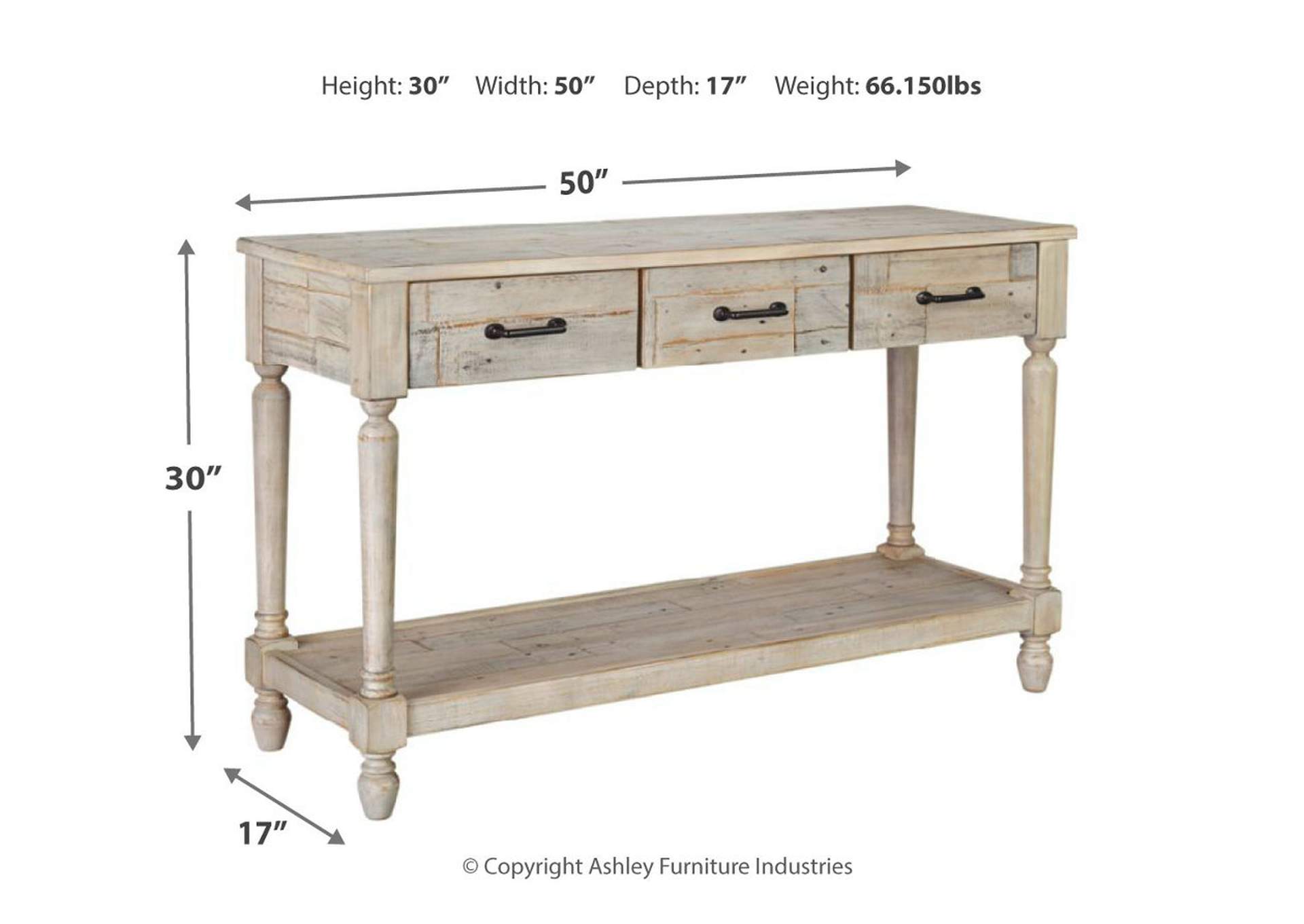 Shawnalore Sofa/Console Table image 4