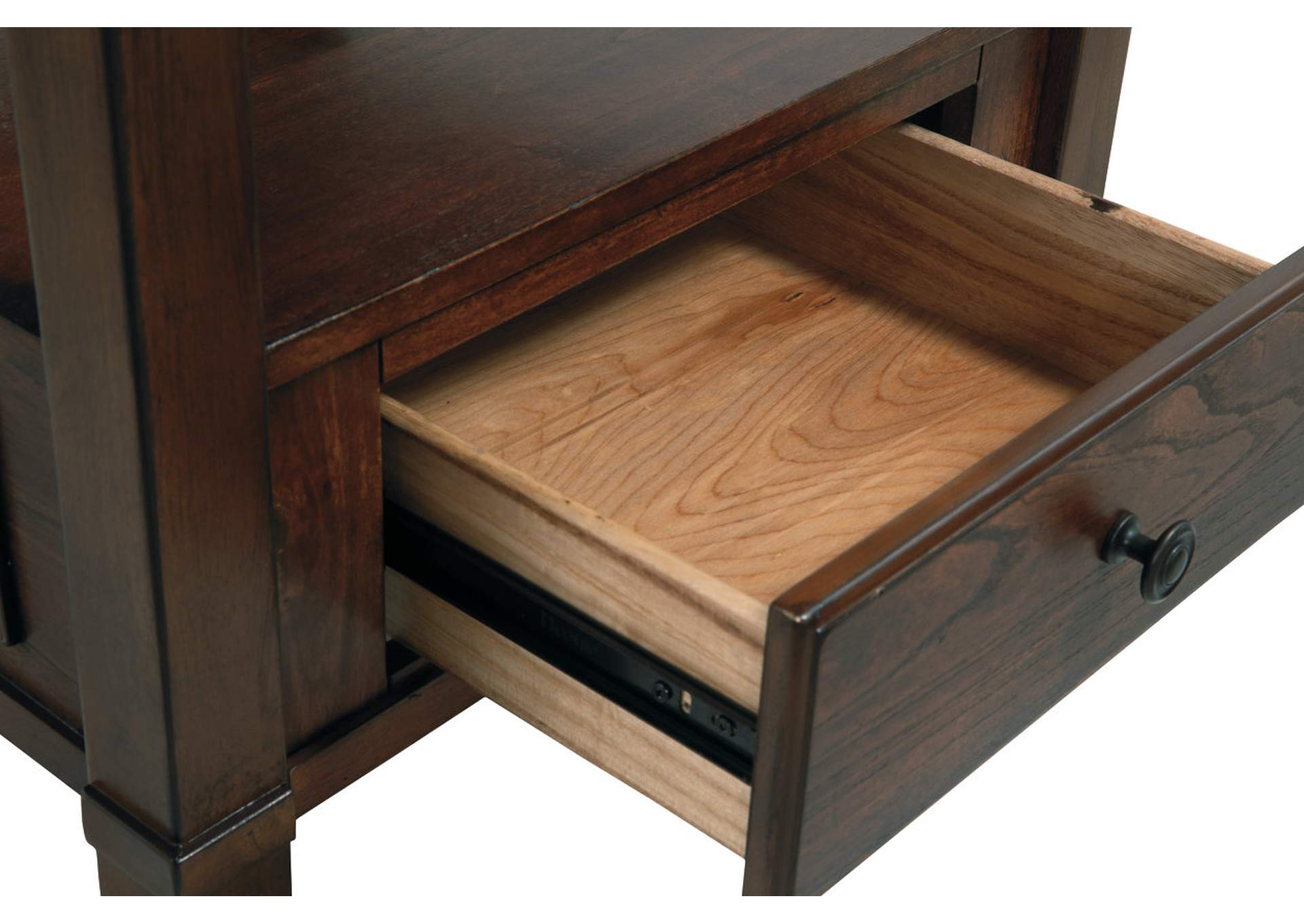 Gately End Table with Storage & Power Outlets