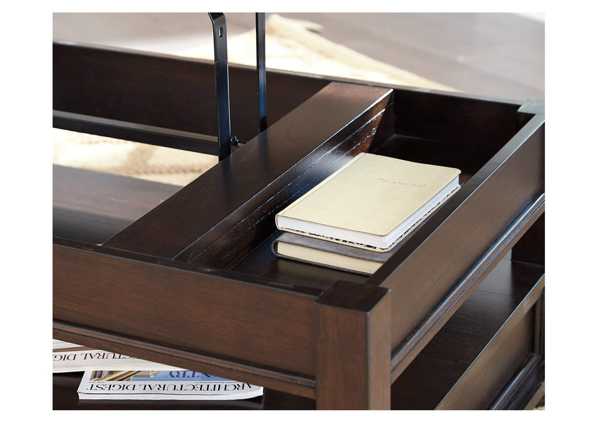 Barilanni Coffee Table with Lift Top