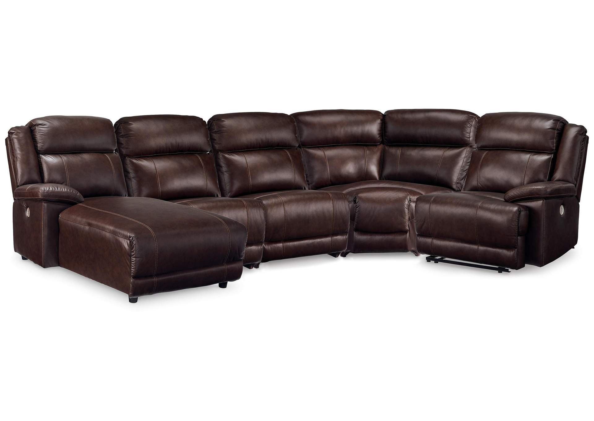 VonKurt 5-Piece Reclining Sectional With Chaise image 1