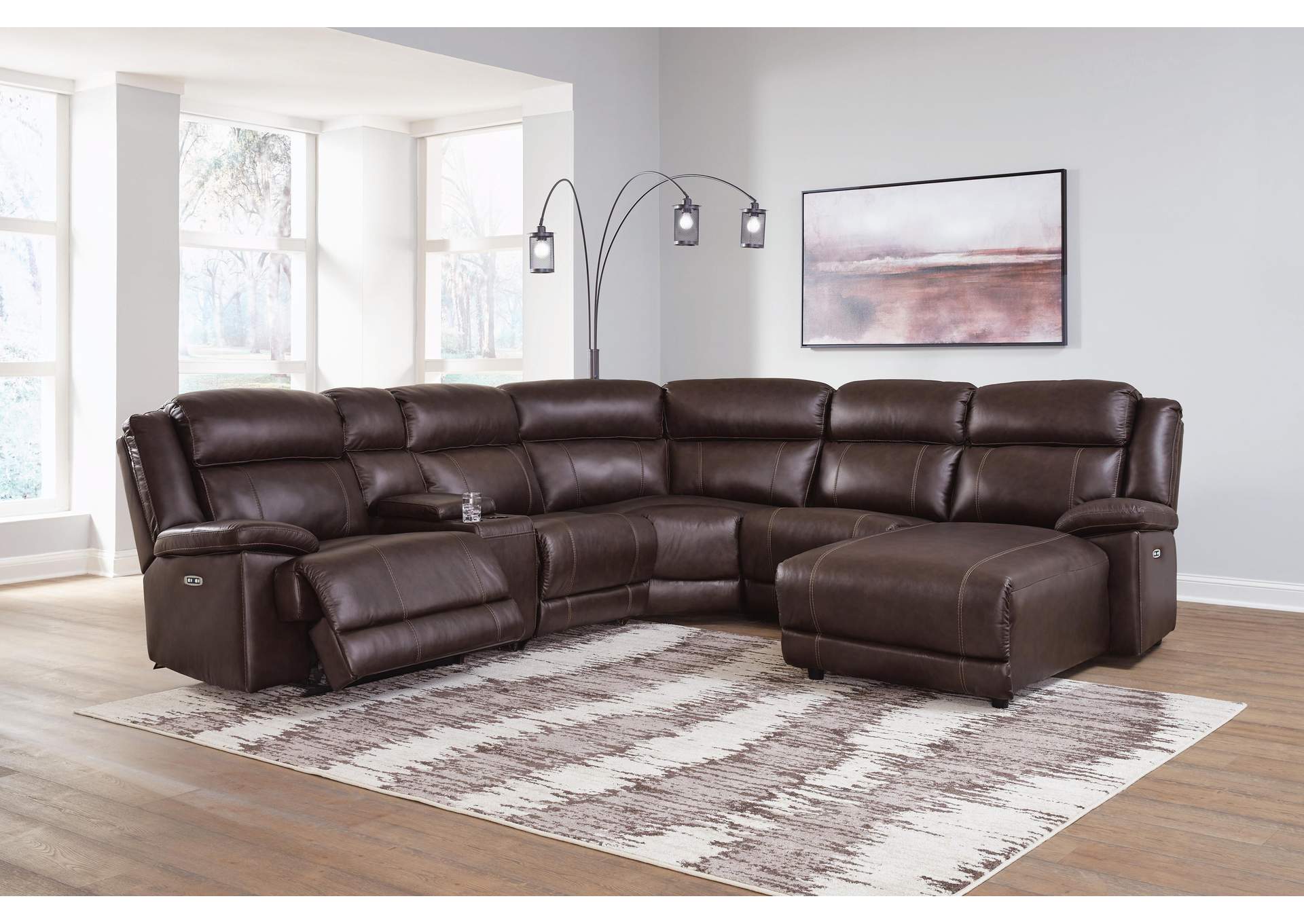 VonKurt 6-Piece Power Reclining Sectional with Chaise image 8