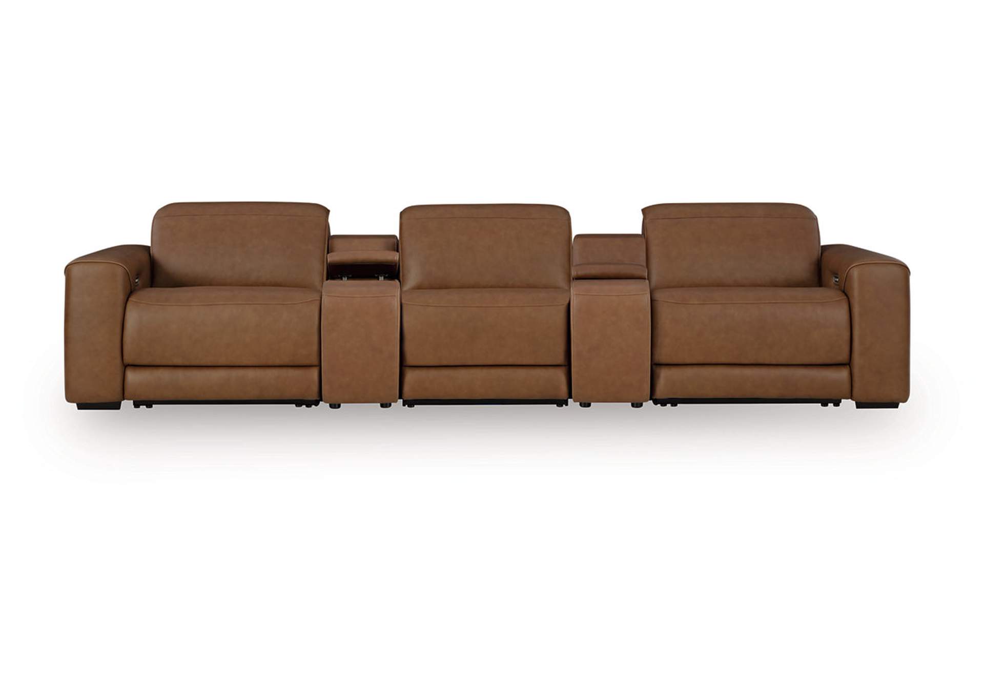 Magic Man 5-Piece Power Reclining Sectional with Console image 1