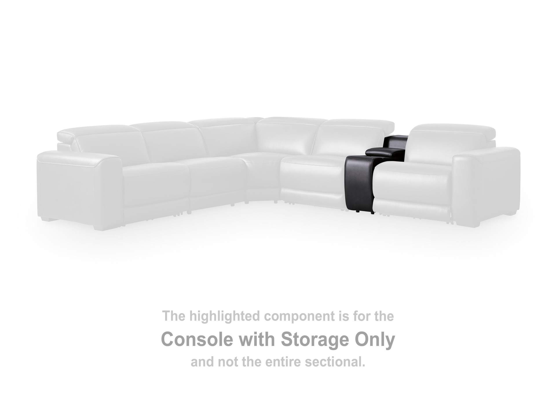 Rally-Up 5-Piece Power Reclining Sectional with Console image 2