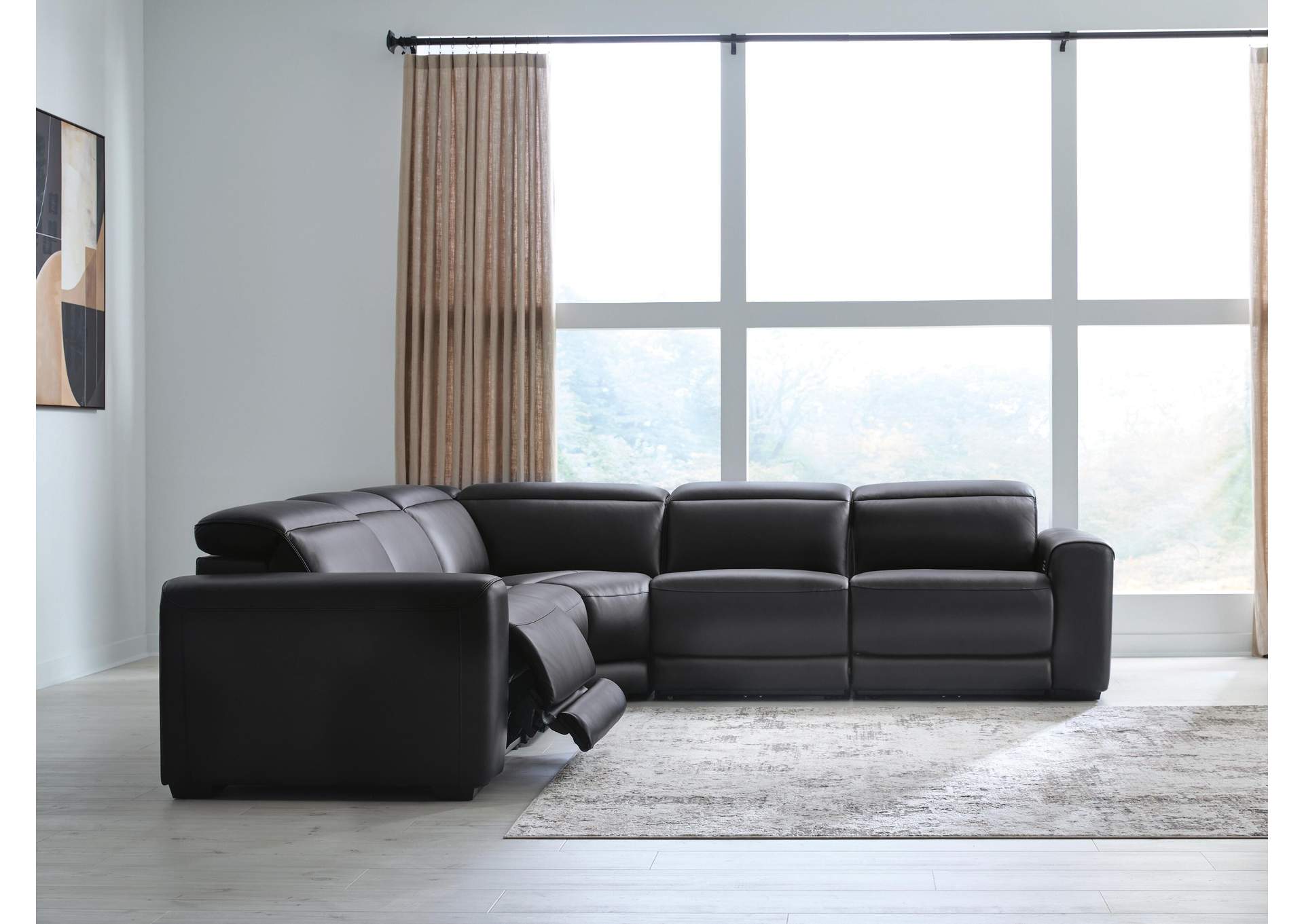 Rally-Up 5-Piece Power Reclining Sectional image 2