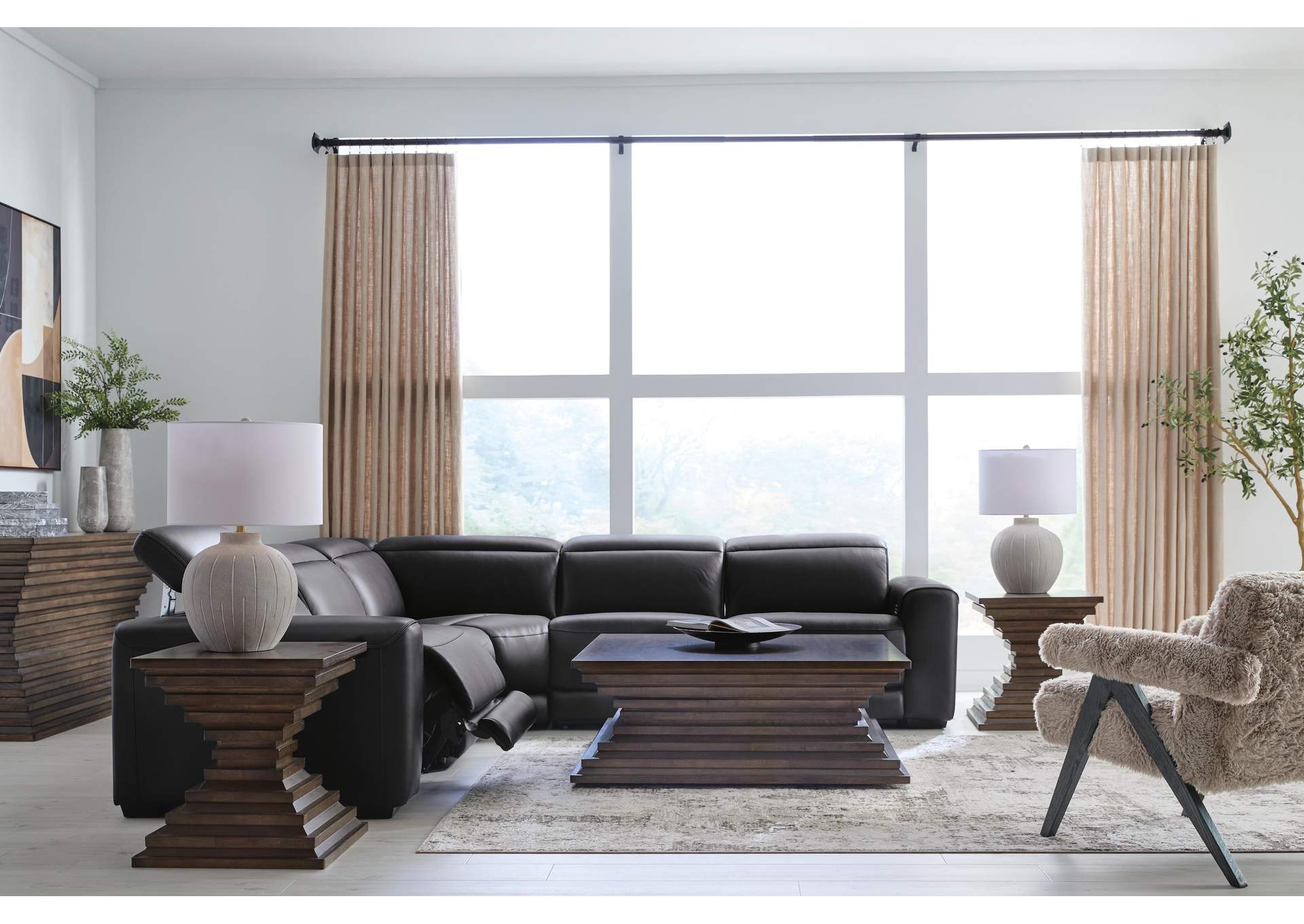 Rally-Up 5-Piece Power Reclining Sectional image 9