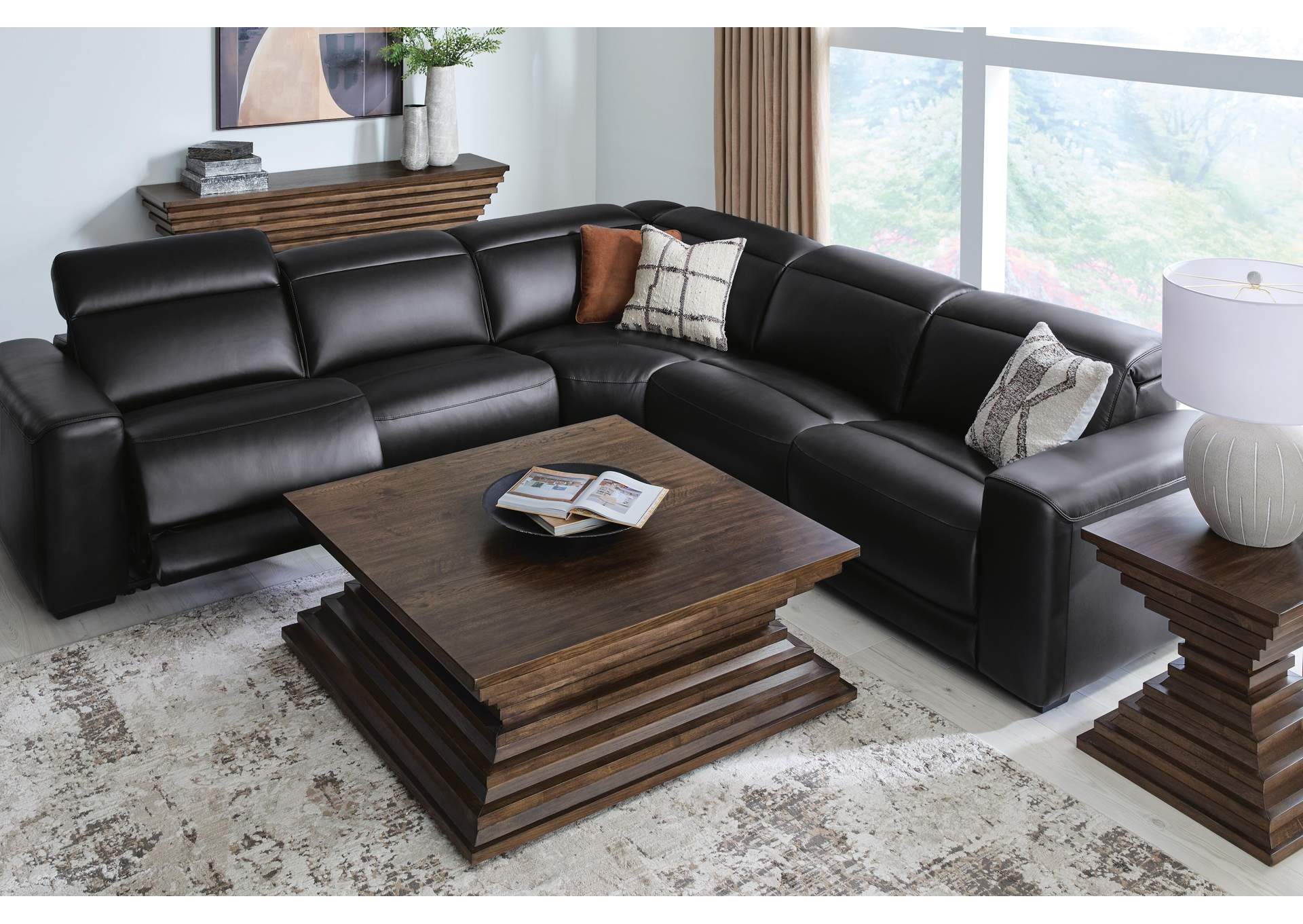 Rally-Up 5-Piece Power Reclining Sectional image 7
