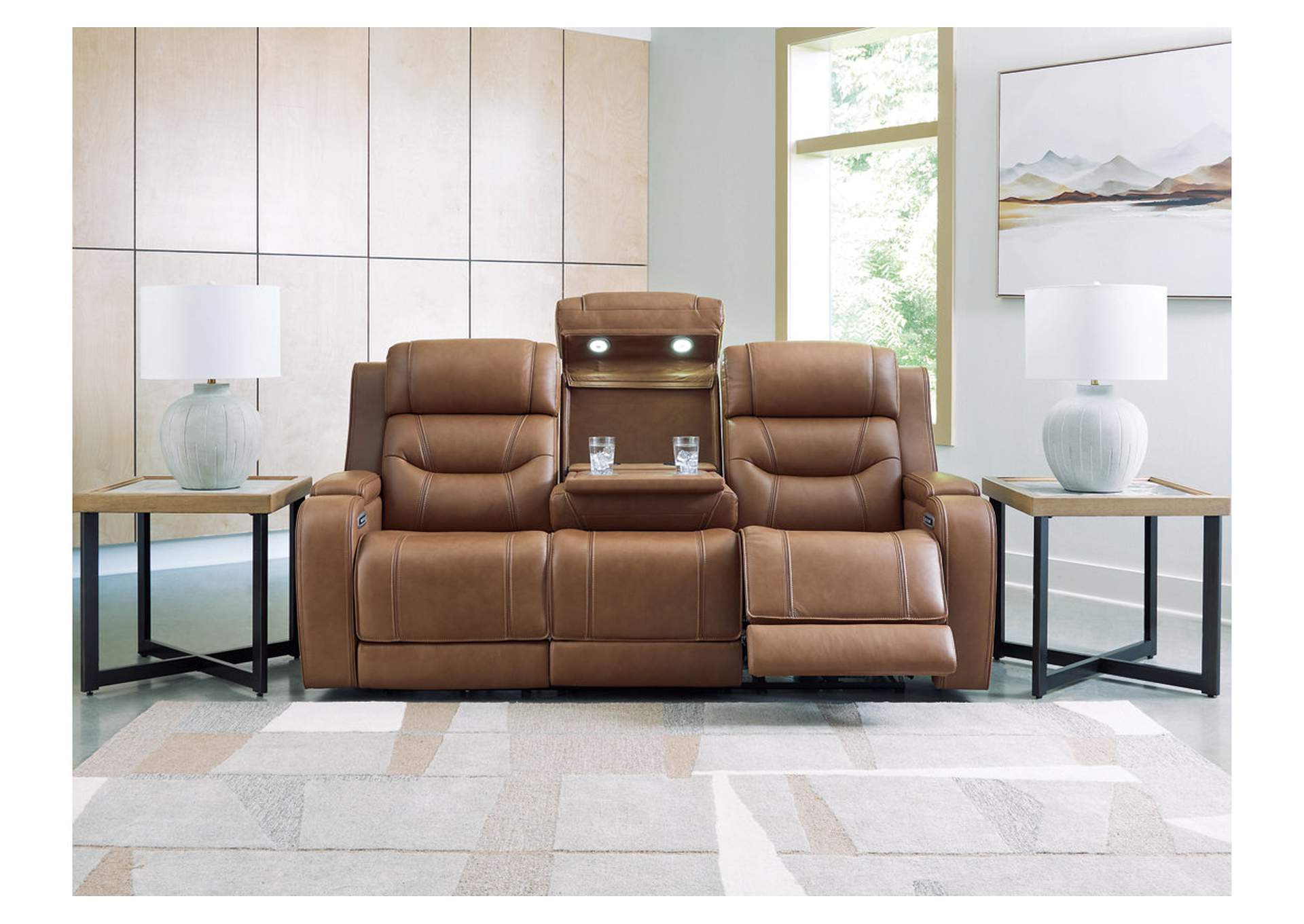 Knightington Power Reclining Sofa with Audio Seating image 6