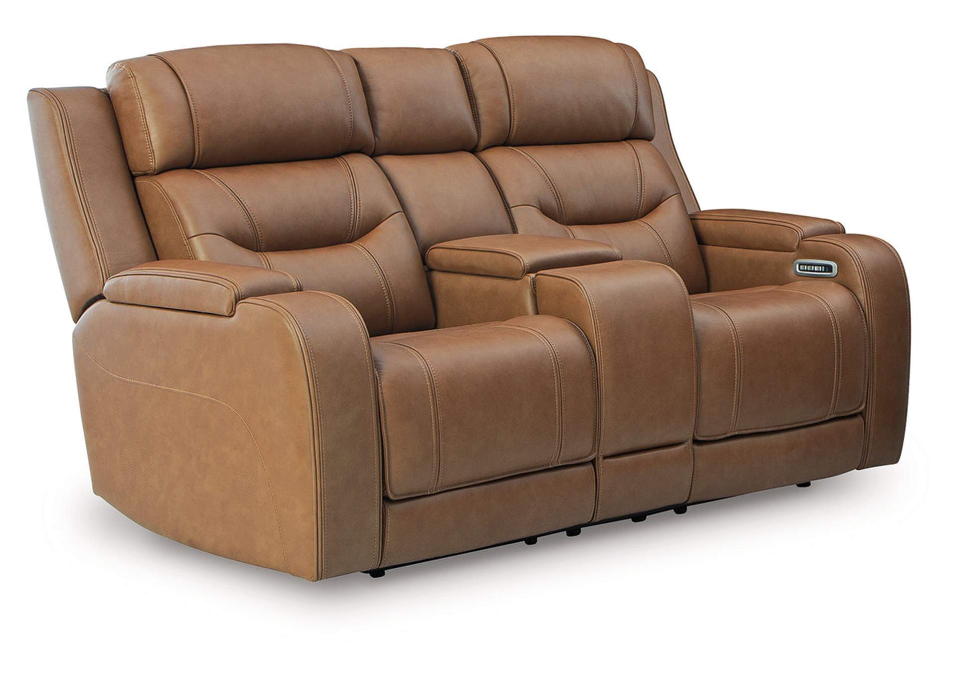 Knightington Power Reclining Loveseat with Audio Seating image 2