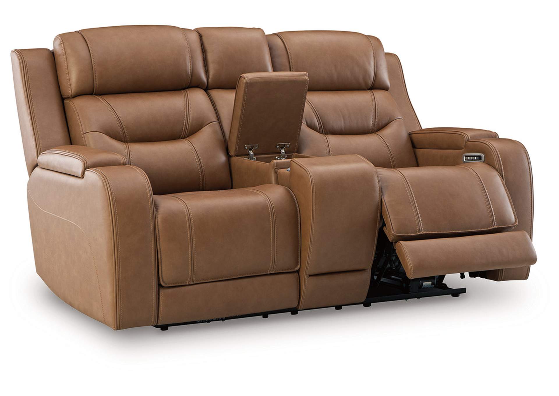 Knightington Power Reclining Loveseat with Audio Seating image 4