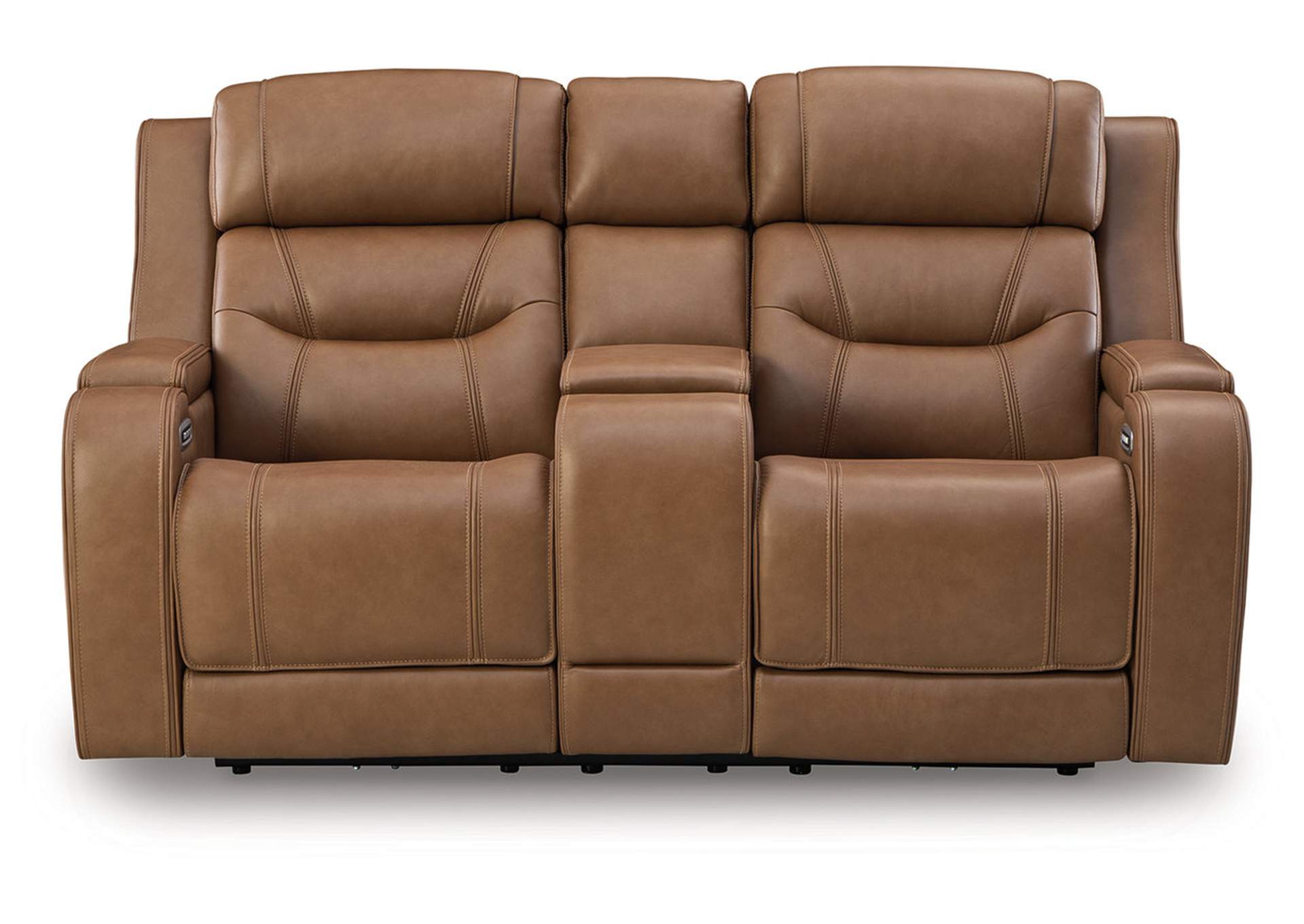 Knightington Power Reclining Loveseat with Audio Seating image 1
