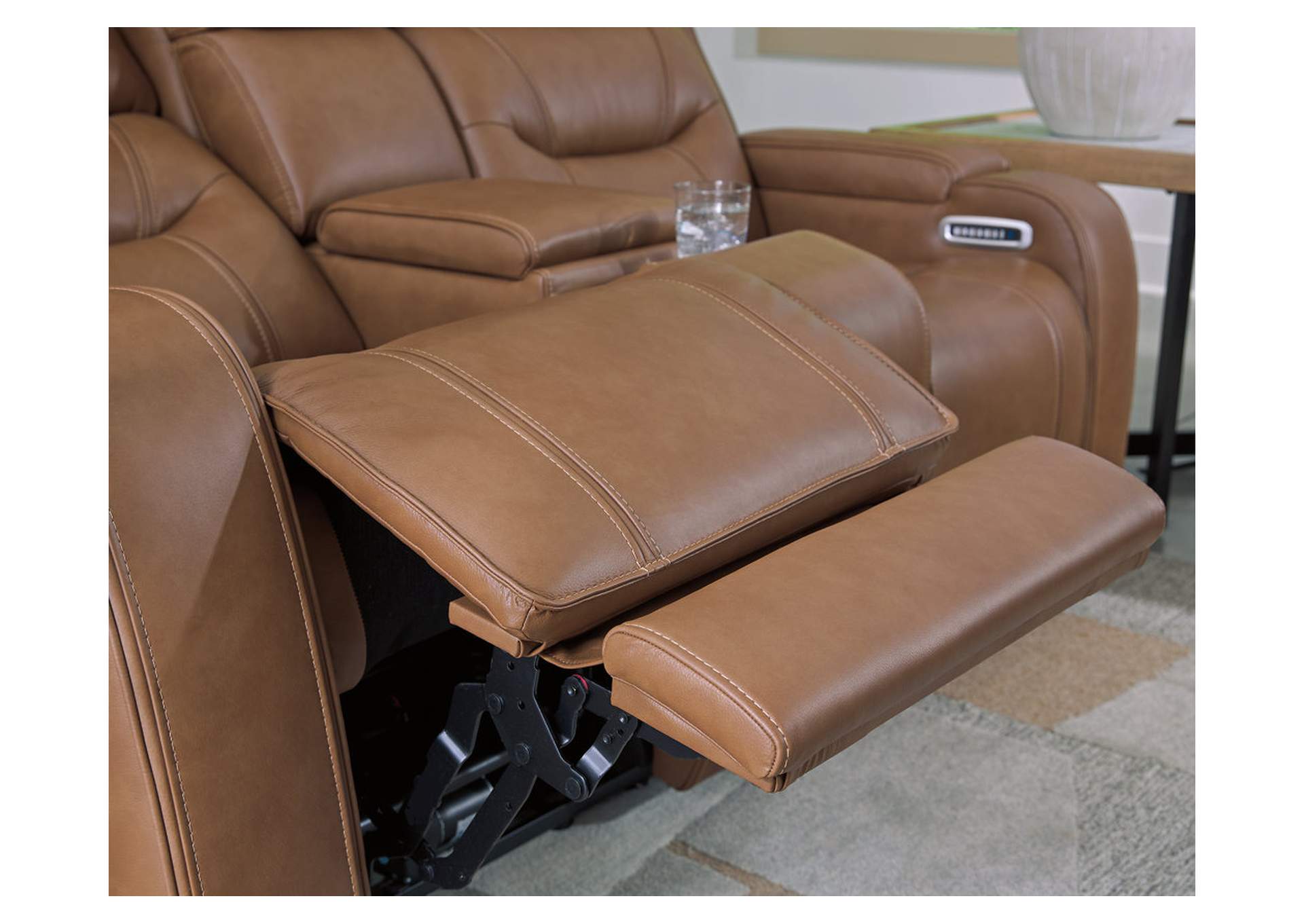 Knightington Power Reclining Loveseat with Audio Seating image 9