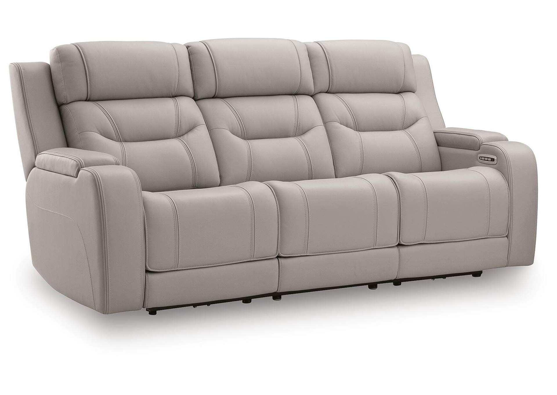 Dreamer Leather Dual Power Reclining Sofa and Loveseat Set image 20
