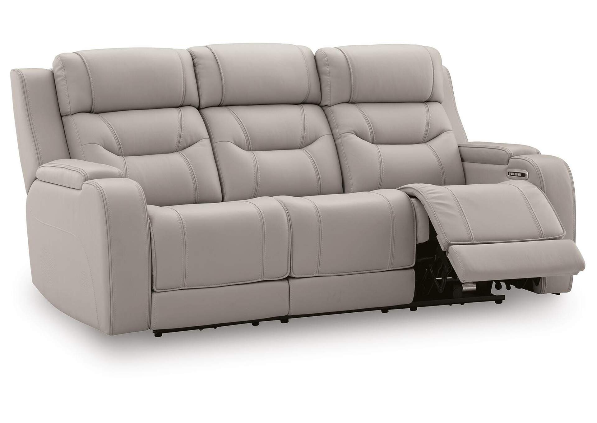Dreamer Leather Dual Power Reclining Sofa and Loveseat Set image 19